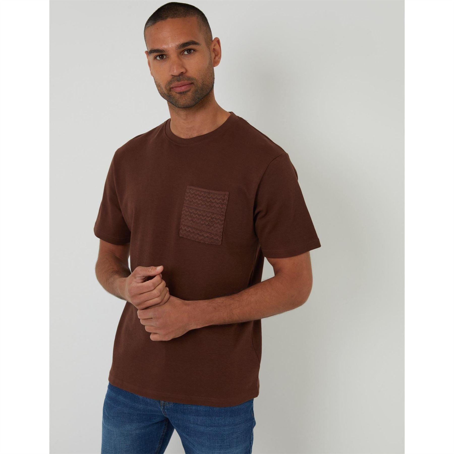 Threadbare Havana Regular Fit Crew Neck T-Shirt