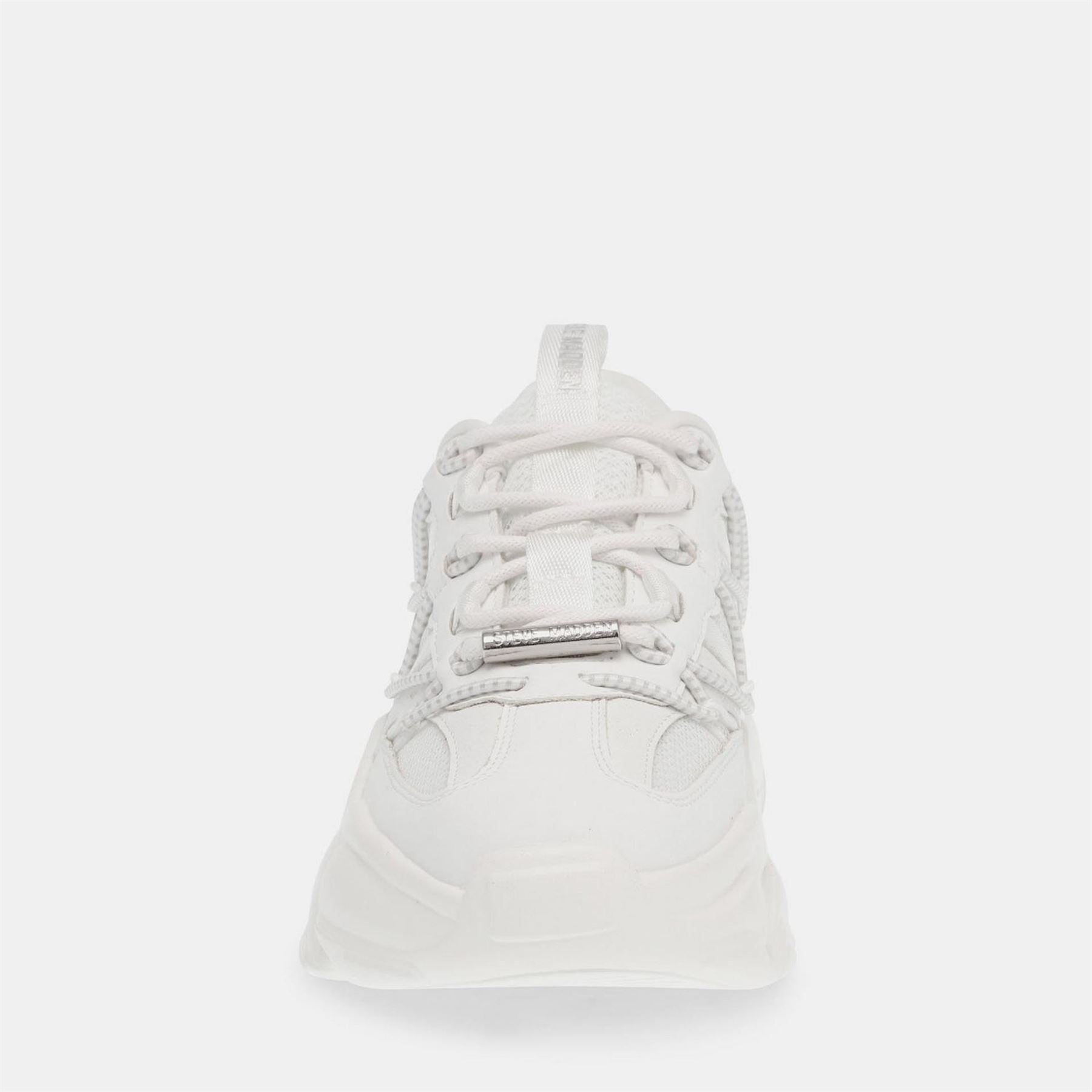 Steve Madden Spectator Lace Up Flat Chunky Heel Sneakers