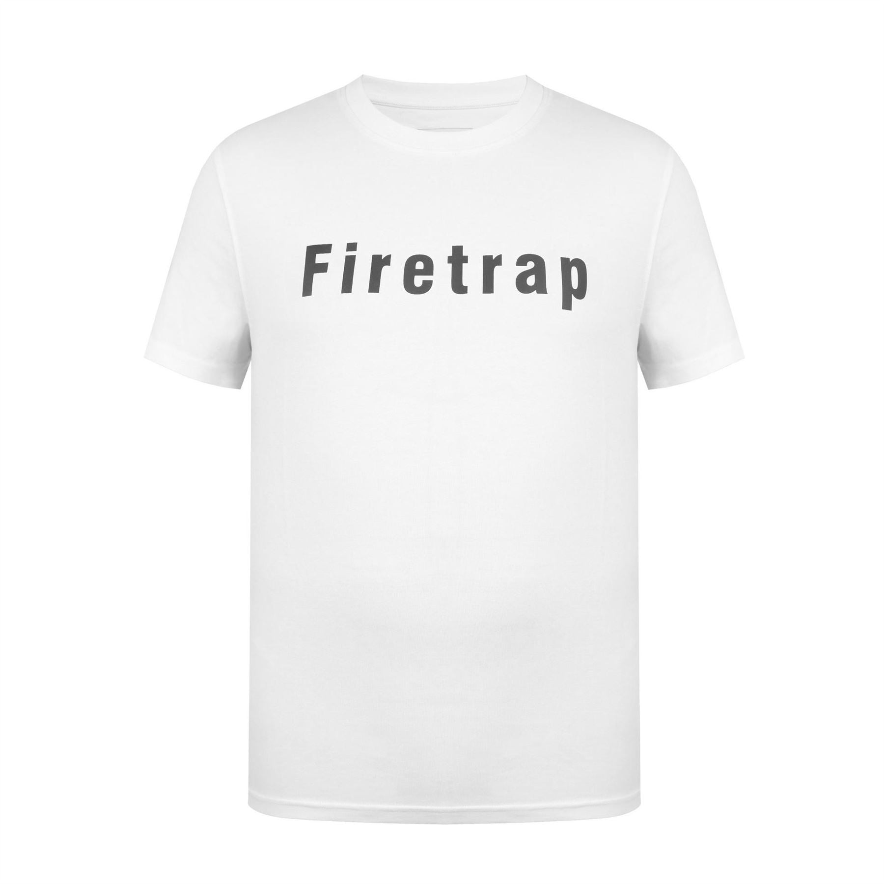 Firetrap Mens Large Logo T-Shirt