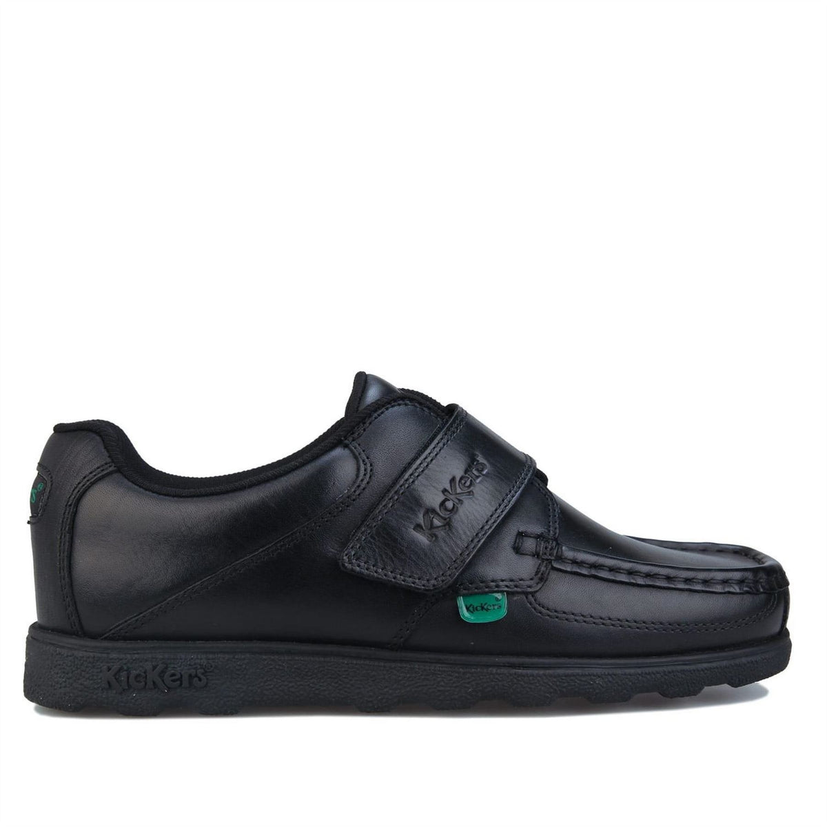 Kickers Fragma Strap Leather Low Top Trainers