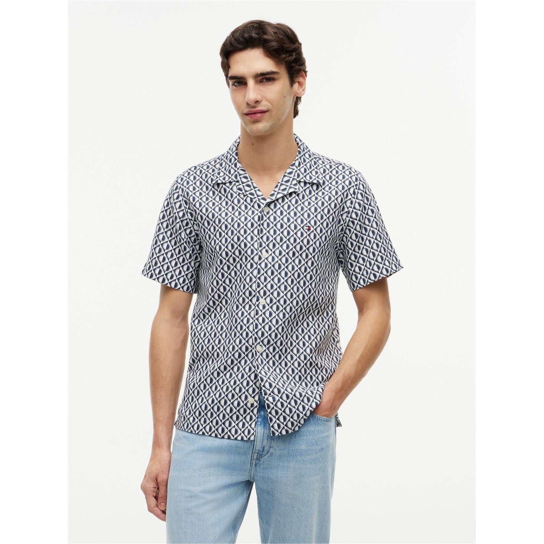 Tommy Hilfiger Patterned Short Sleeve Shirt