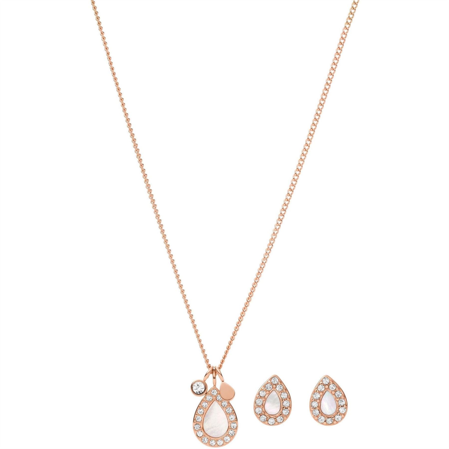 Fossil Stainless Steel Jewellery Set