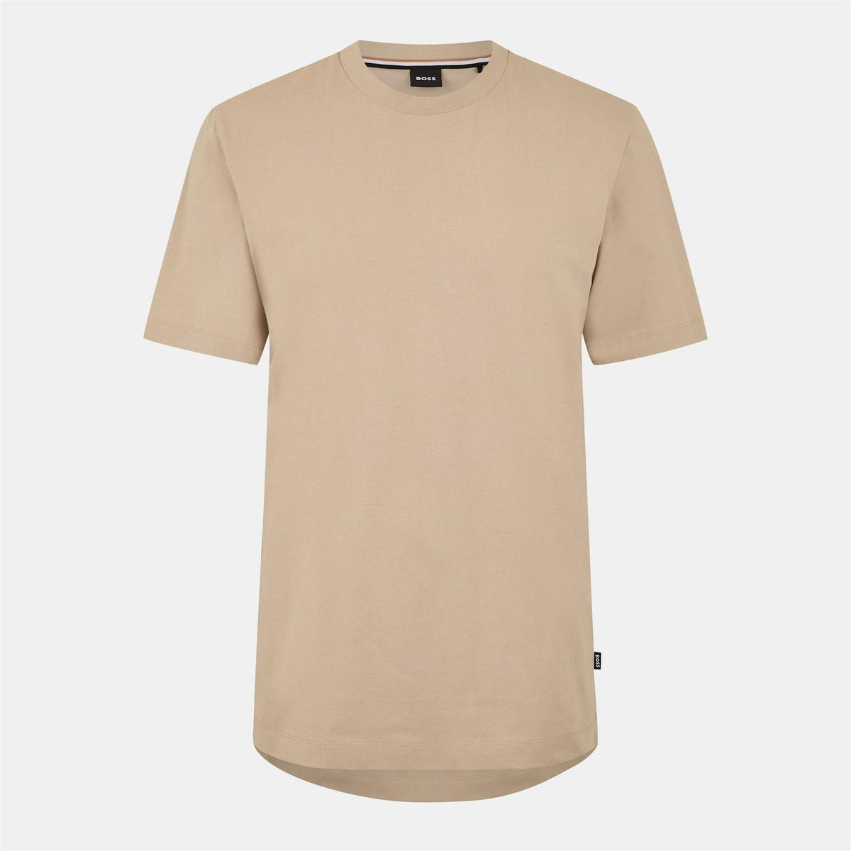 Boss Box Print Crew Neck Regular Fit T-Shirt