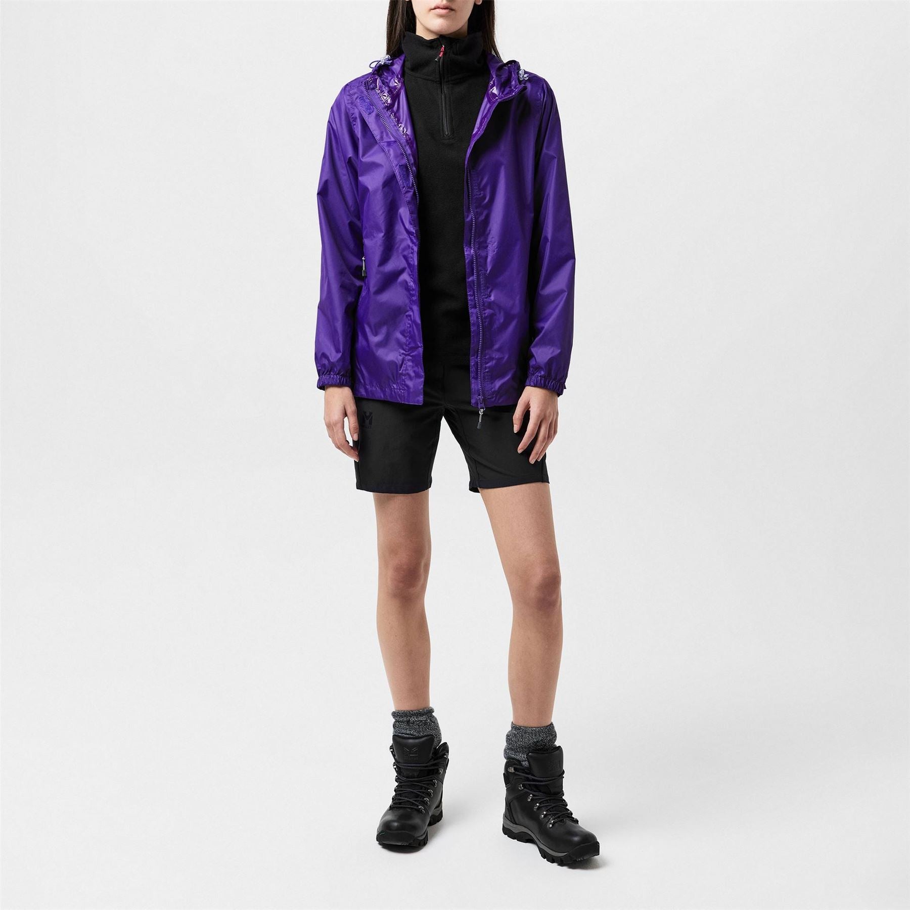 Gelert Packaway Hooded Packable Waterproof Jacket