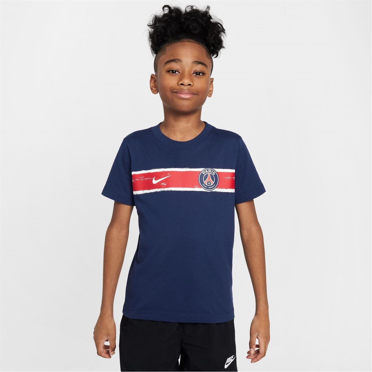 Nike PSG Heritage Crew Neck Short Sleeve T-Shirt