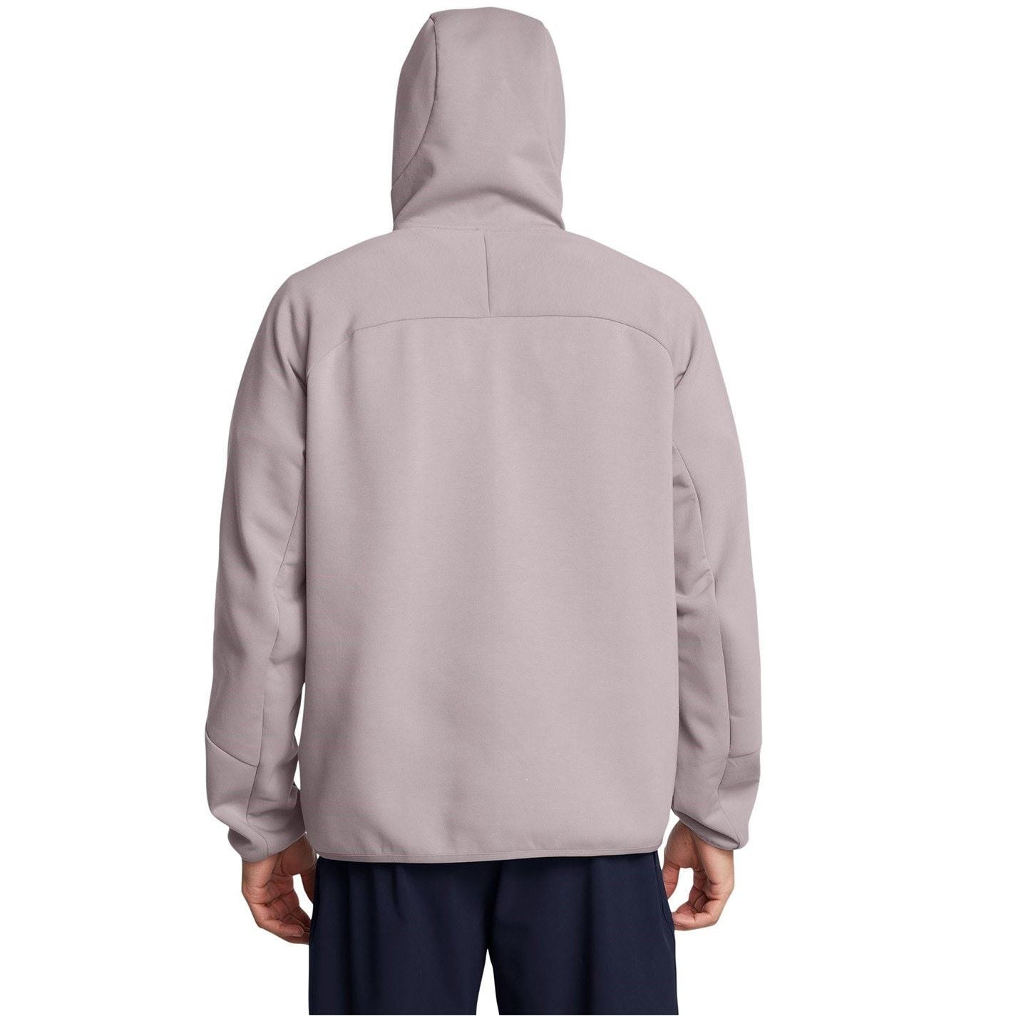 Under Armour Solid Patterned Hooded Ribbed Cuff Softshell Jacket