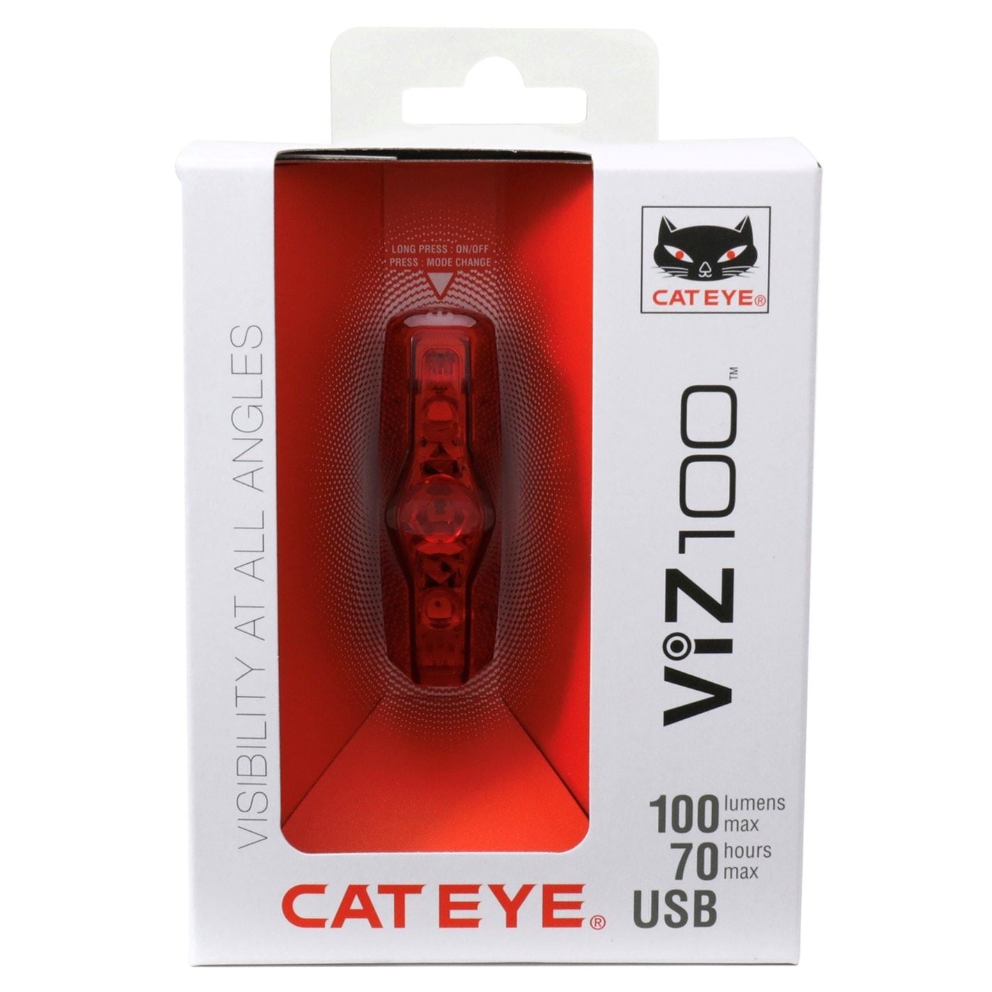 Cateye Viz 100 Rear Bike Light