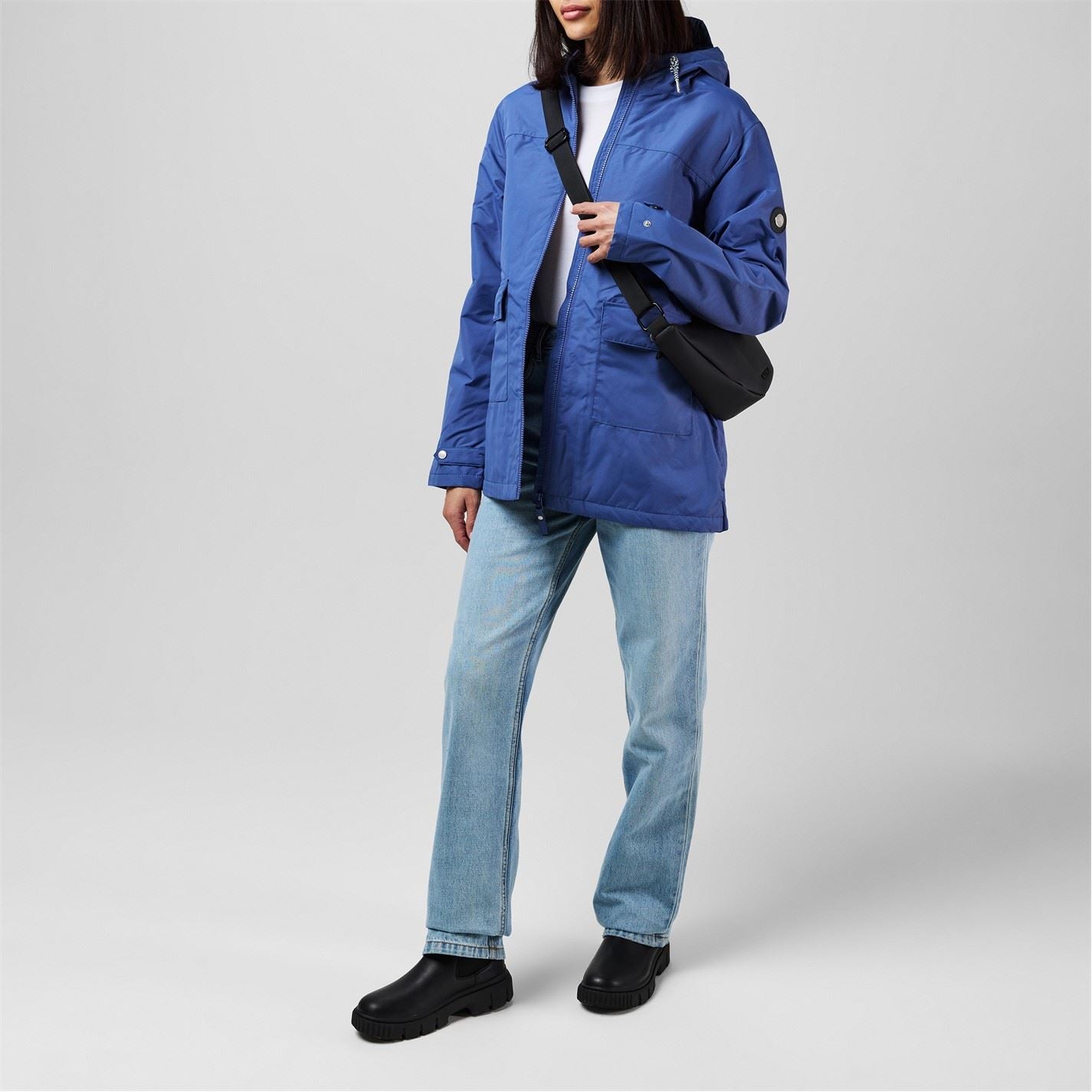 Gelert Coast Waterproof Wind Resistant Hooded Insulated Puffer Jacket