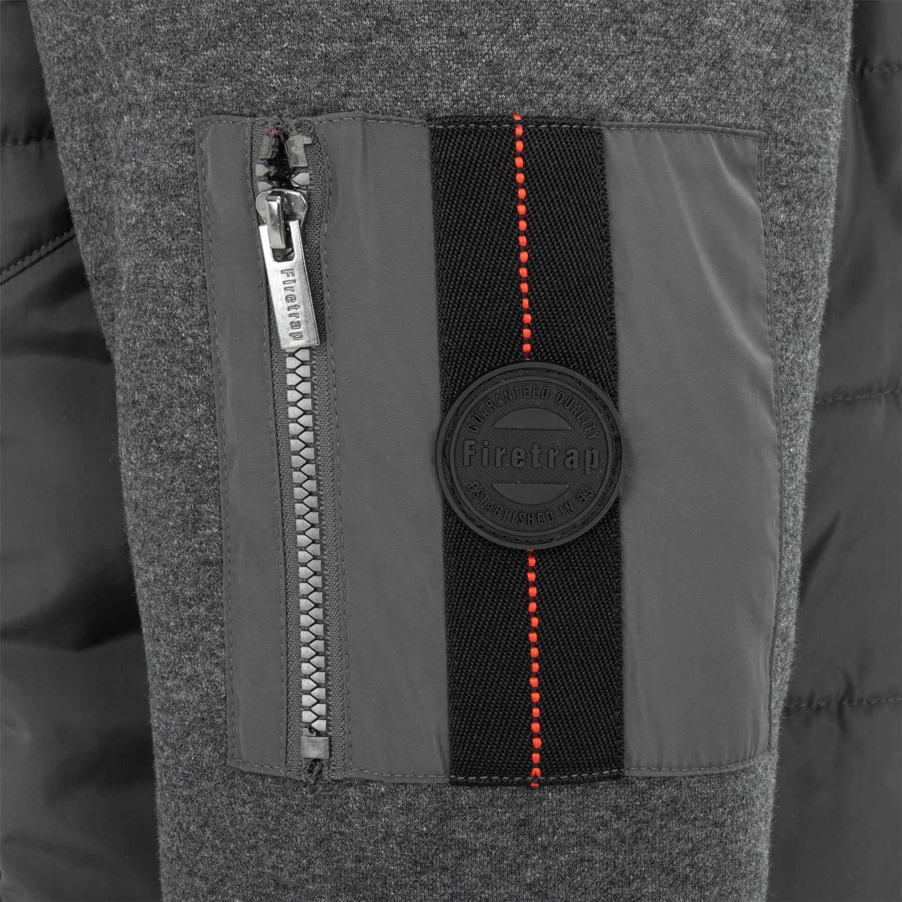 Firetrap  Fleece Hooded Long Sleeve Hybrid Jacket