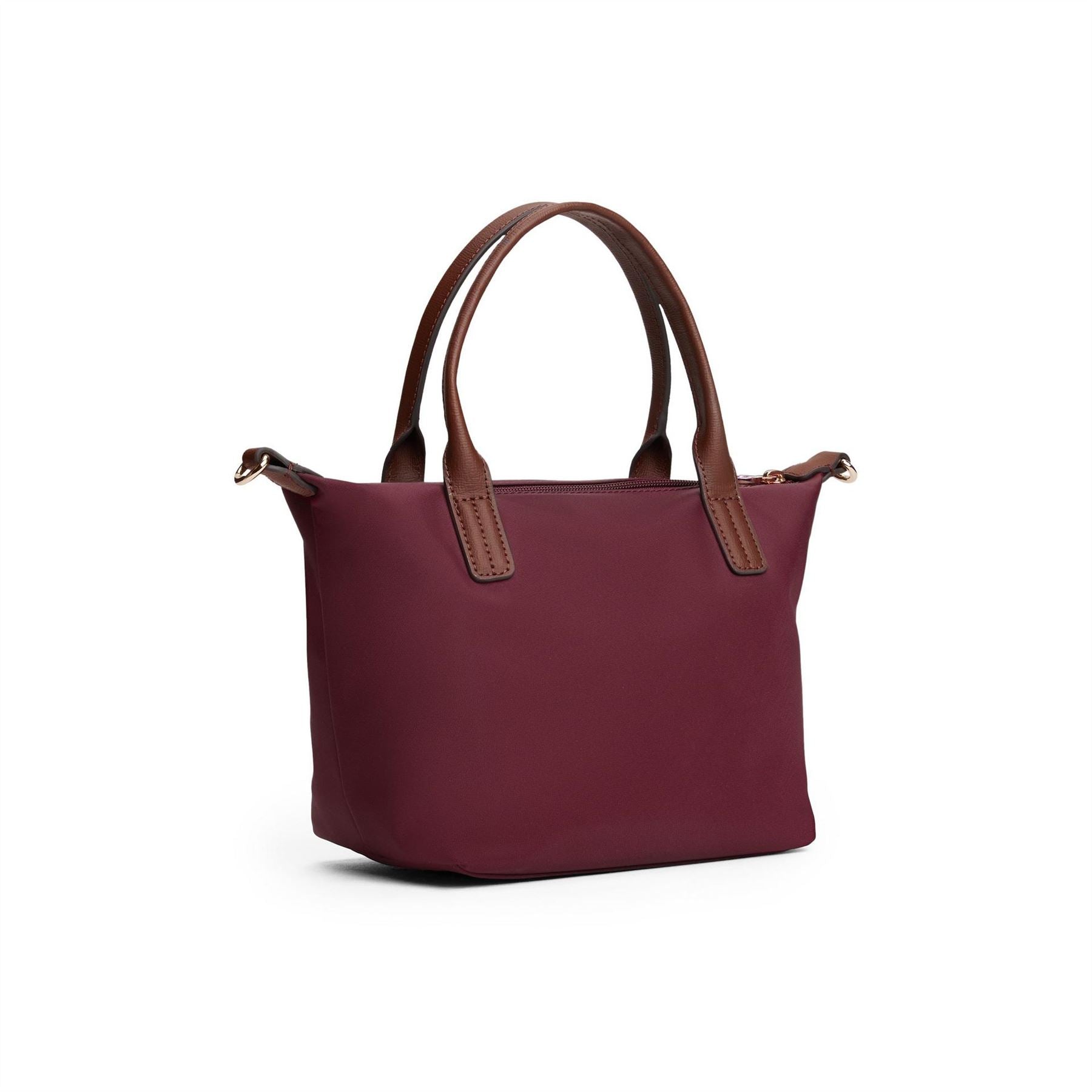 Tommy Hilfiger Popette Mini Trapezoid Tote with Gold Tone Hardware