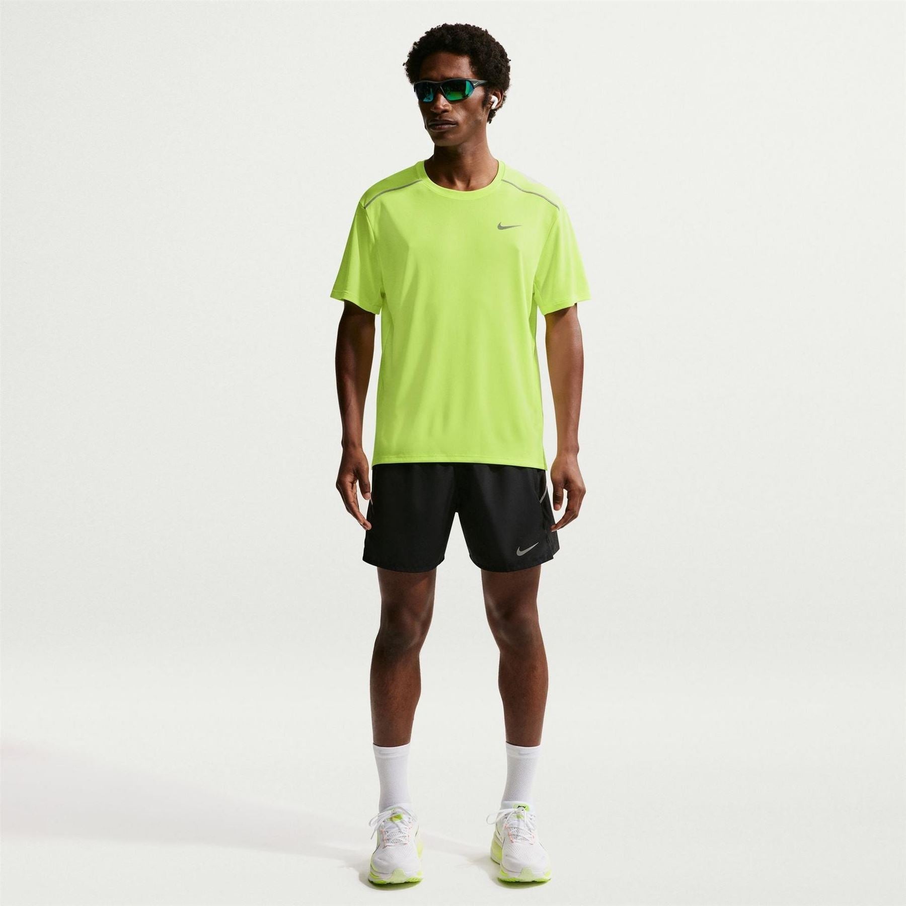 Nike Mens Drifit Miler Running Top