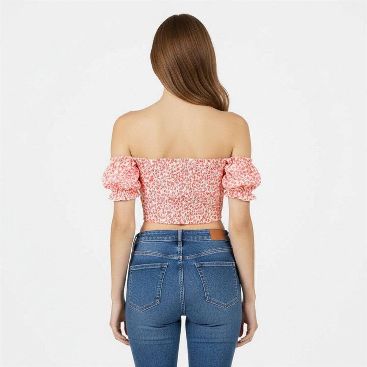 Jack Wills Off Shoulder Crop Top