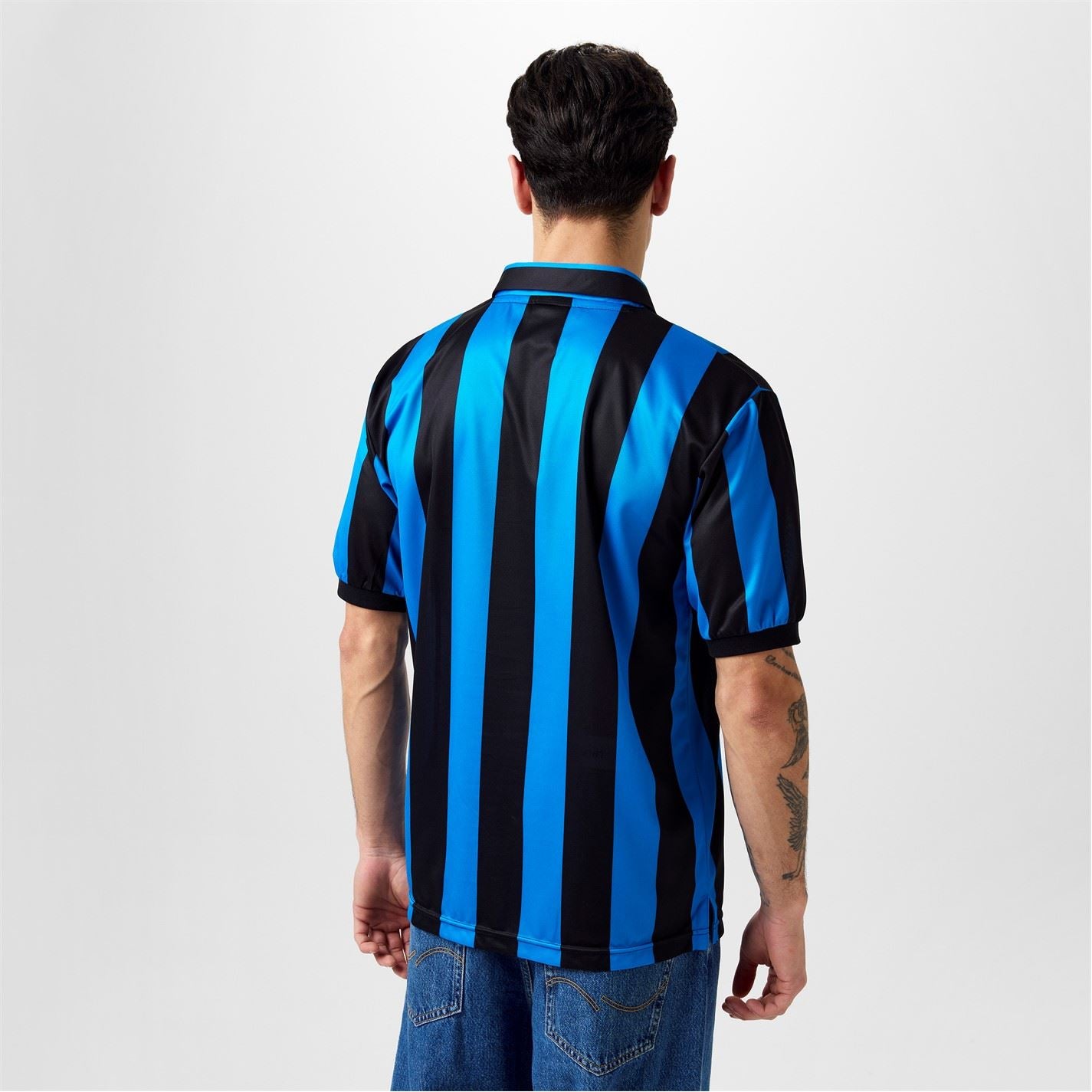Score Draw Inter Milan Retro Home Shirt 90 Adults