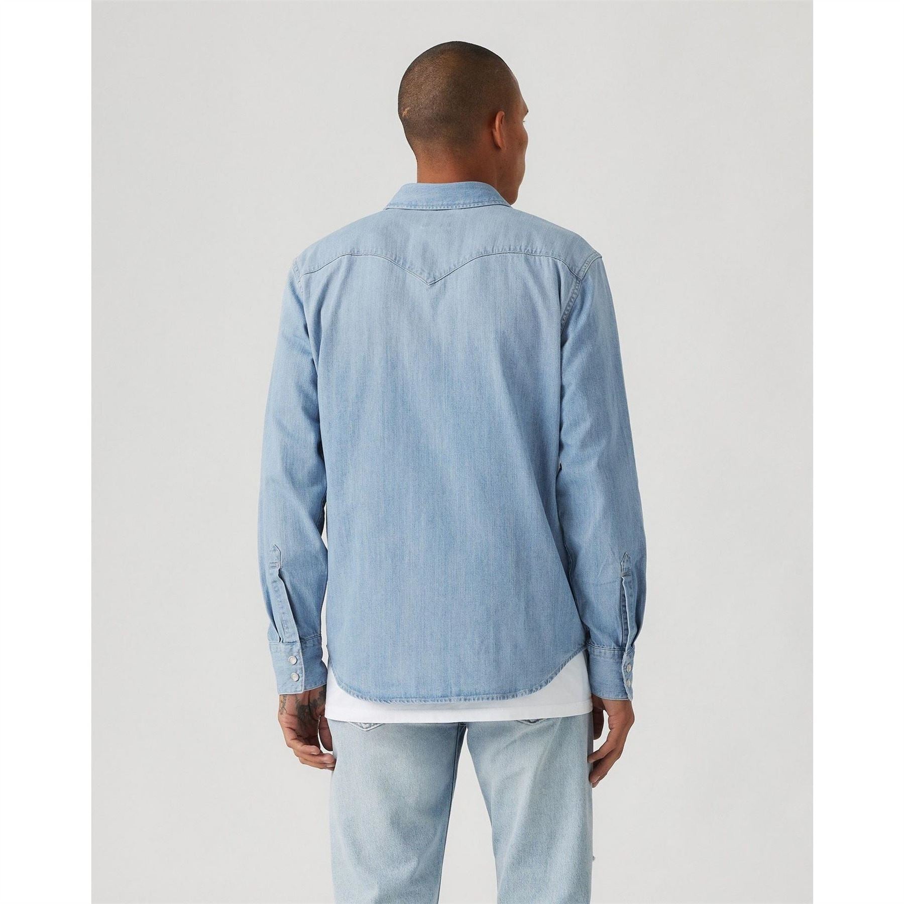 Levis Barstow Western Standard Esta Long Sleeve Denim Shirt