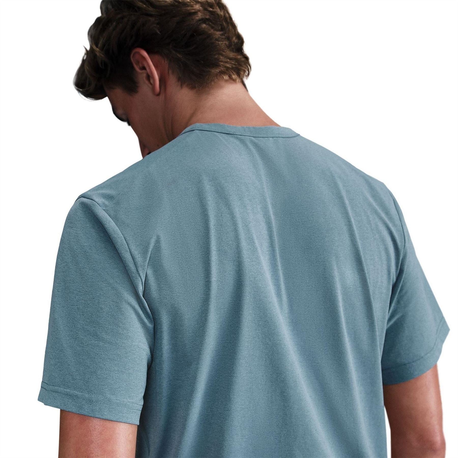 Nike DF UV Hyve Logo Print Wordmark Crew Neck T-Shirt