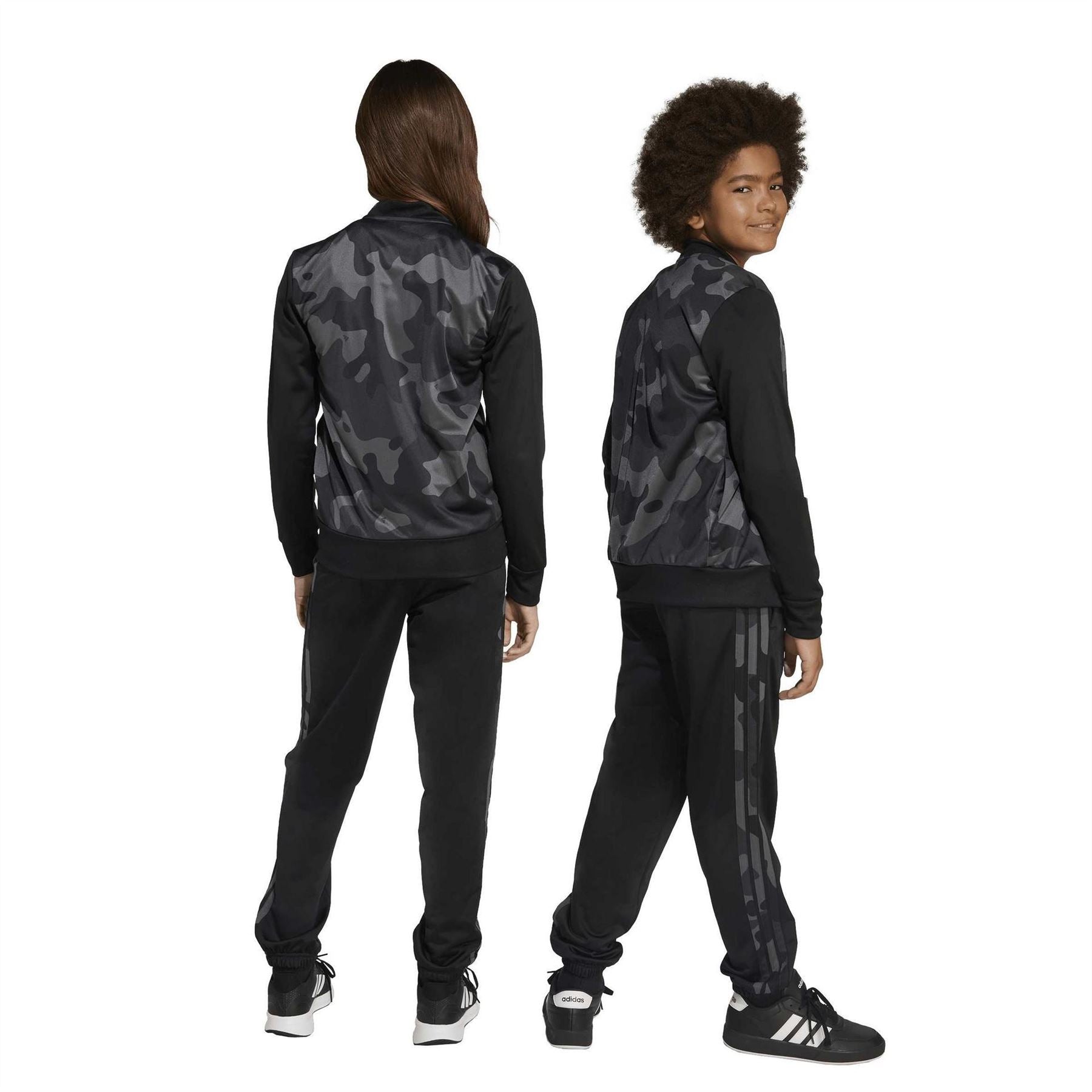adidas Junior Seasonal Essential Camouflage Tracksuit