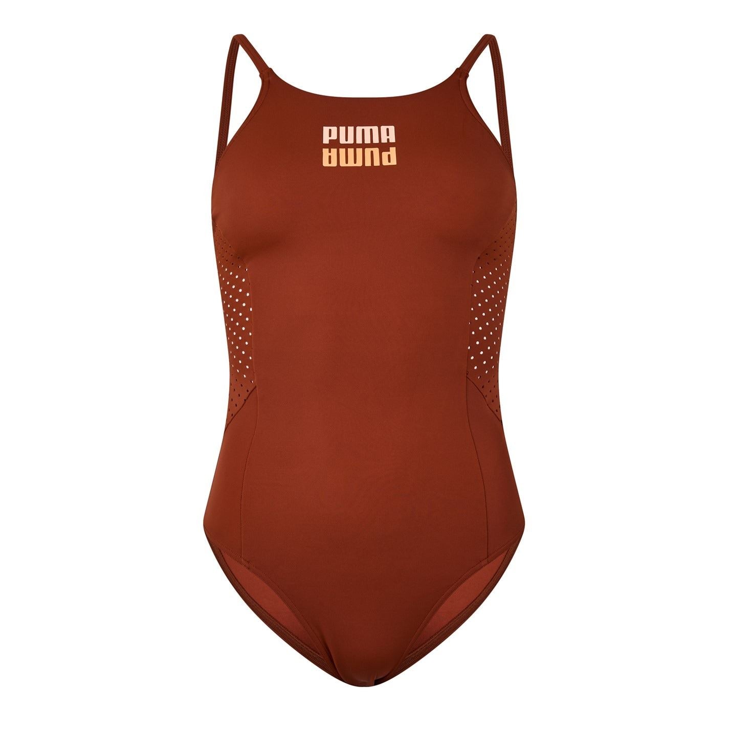 Puma High Neck One Piece Swimsuit