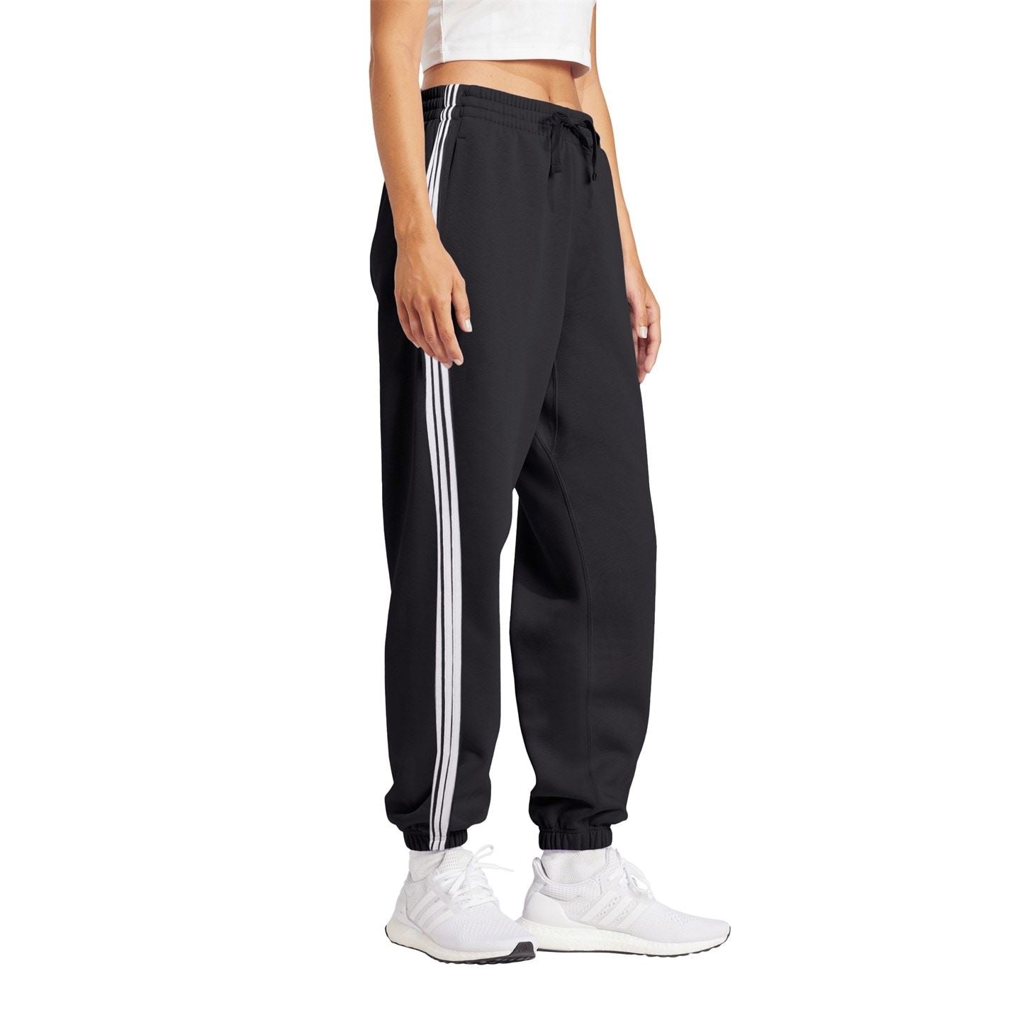 adidas Womens Essentials 3 Stripes Pants Slim