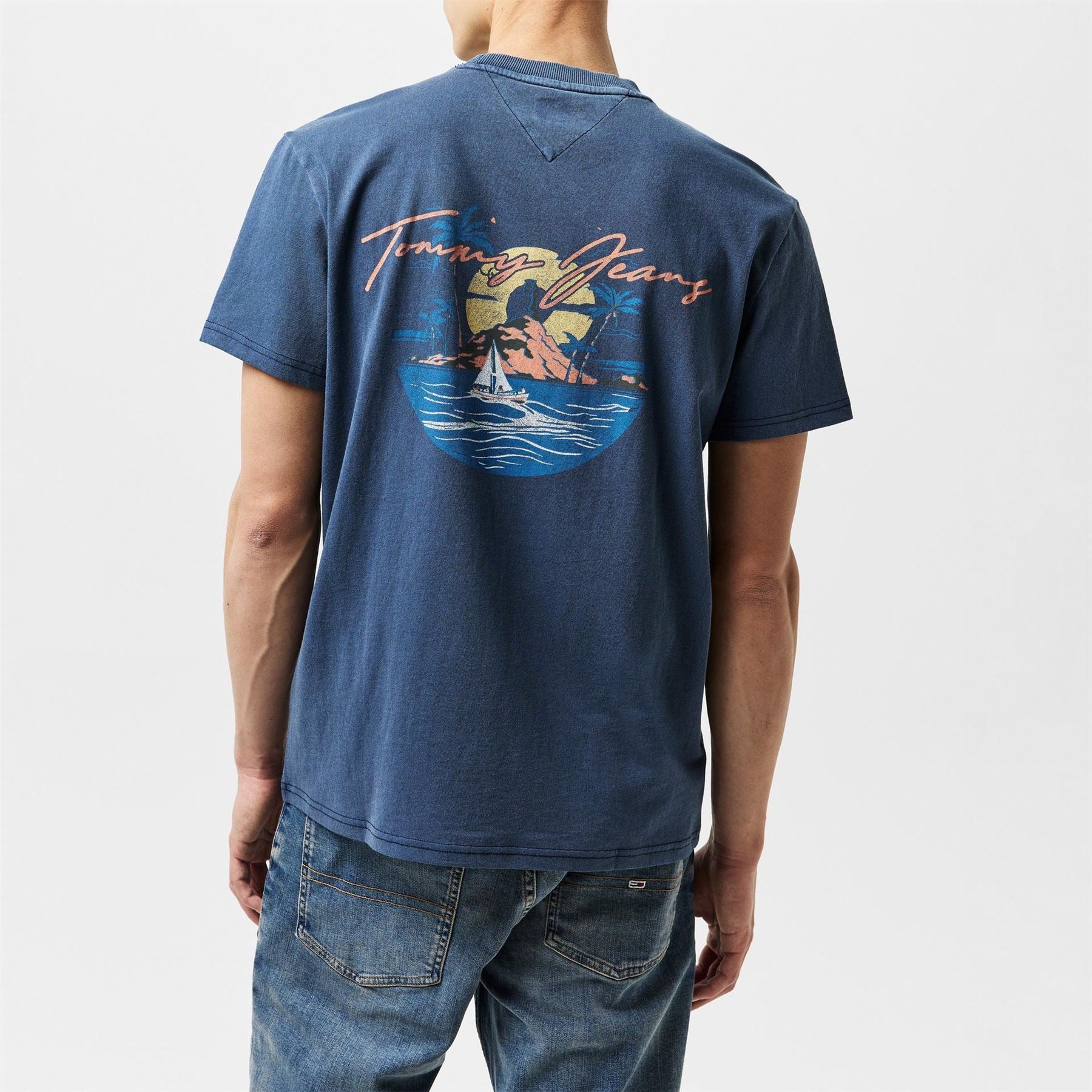 Tommy Jeans Tjm Signature Sailing Short Sleeve T-Shirt
