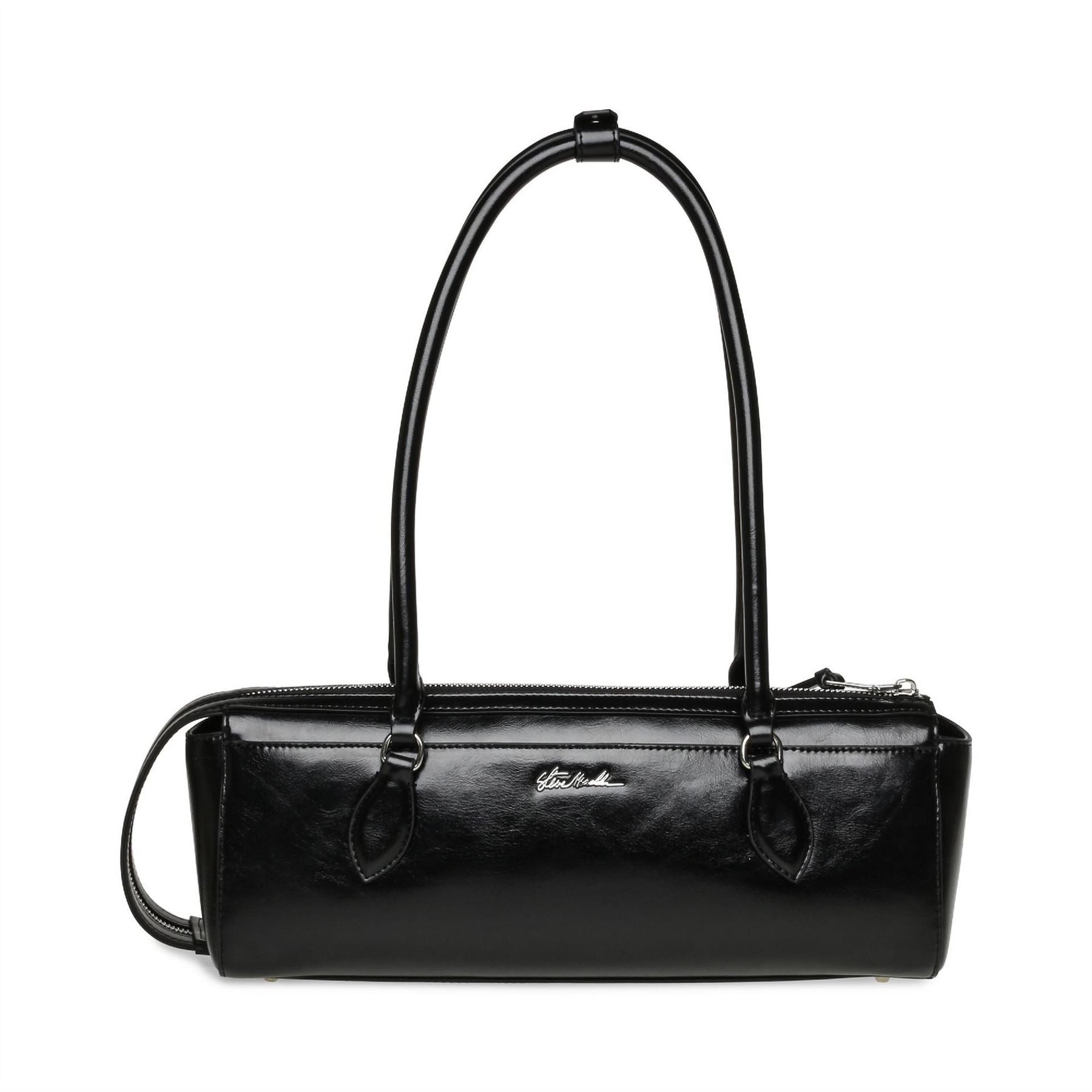 Steve Madden Bremie Baguette Bag with Silver-Tone Hardware