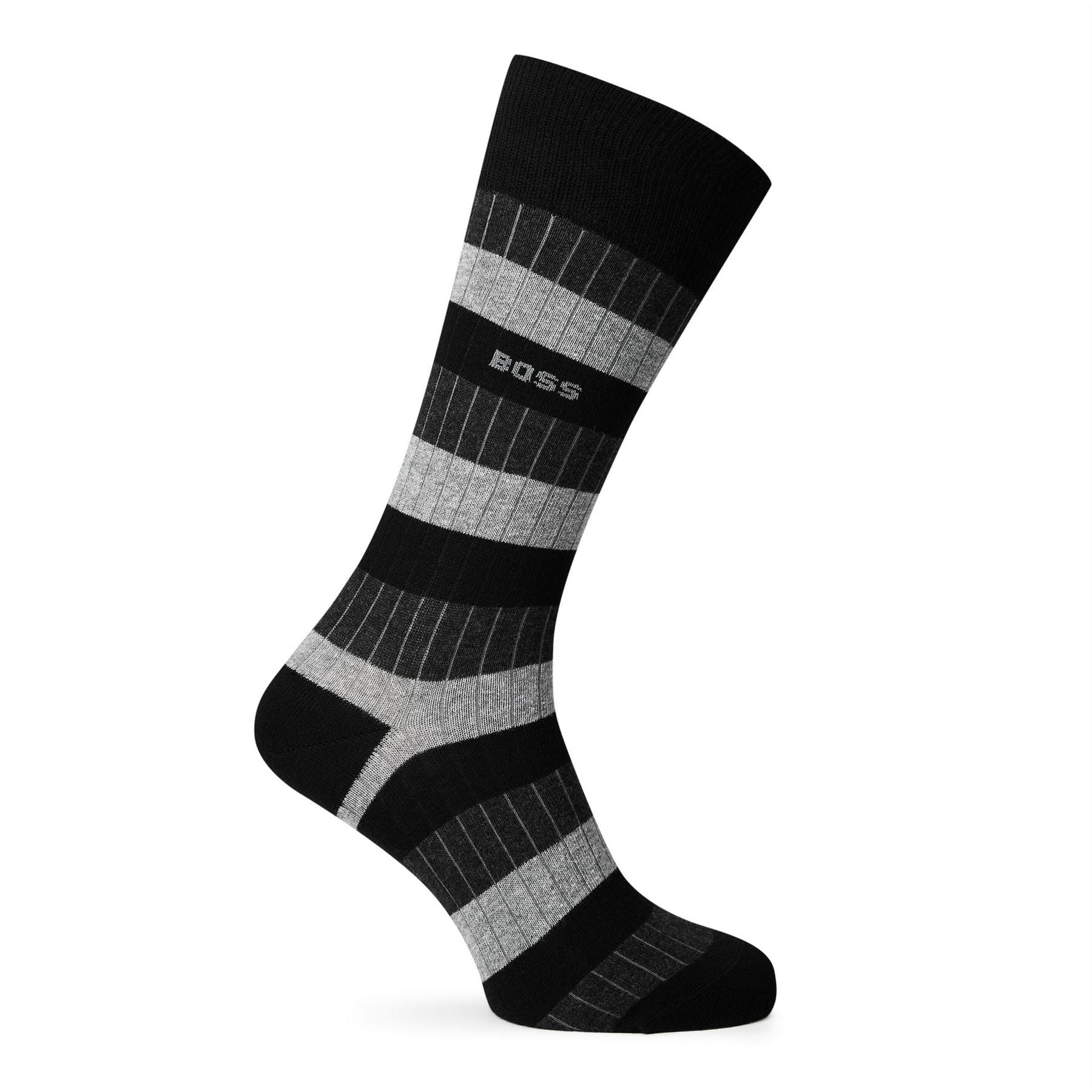 Boss 3 Pack Fine Rib Crew Socks