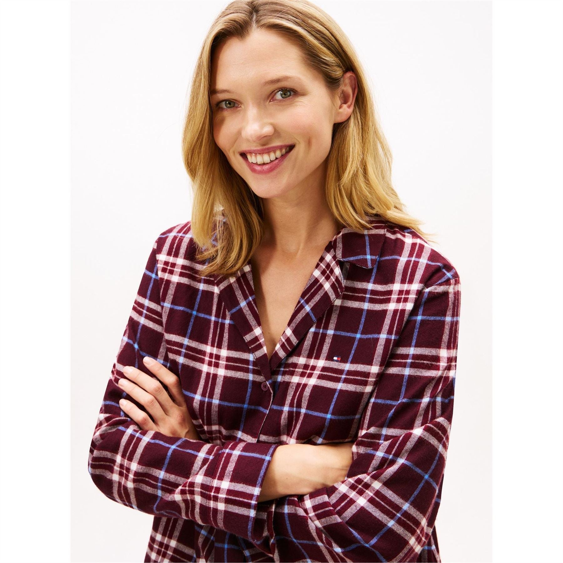 Tommy Hilfiger Flannel Long Sleeve Pyjama Set