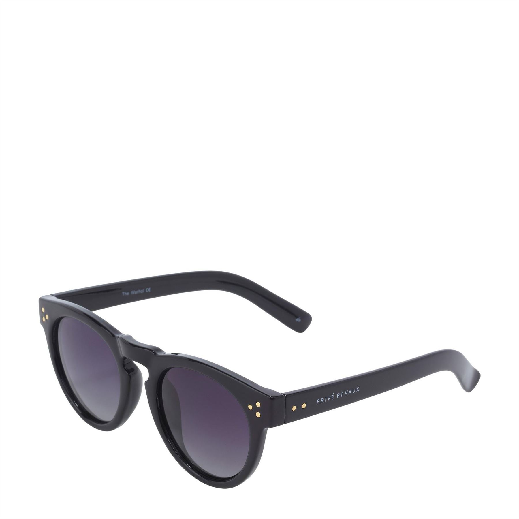 Prive Revaux R The Warhol Round Full Rim Sunglasses