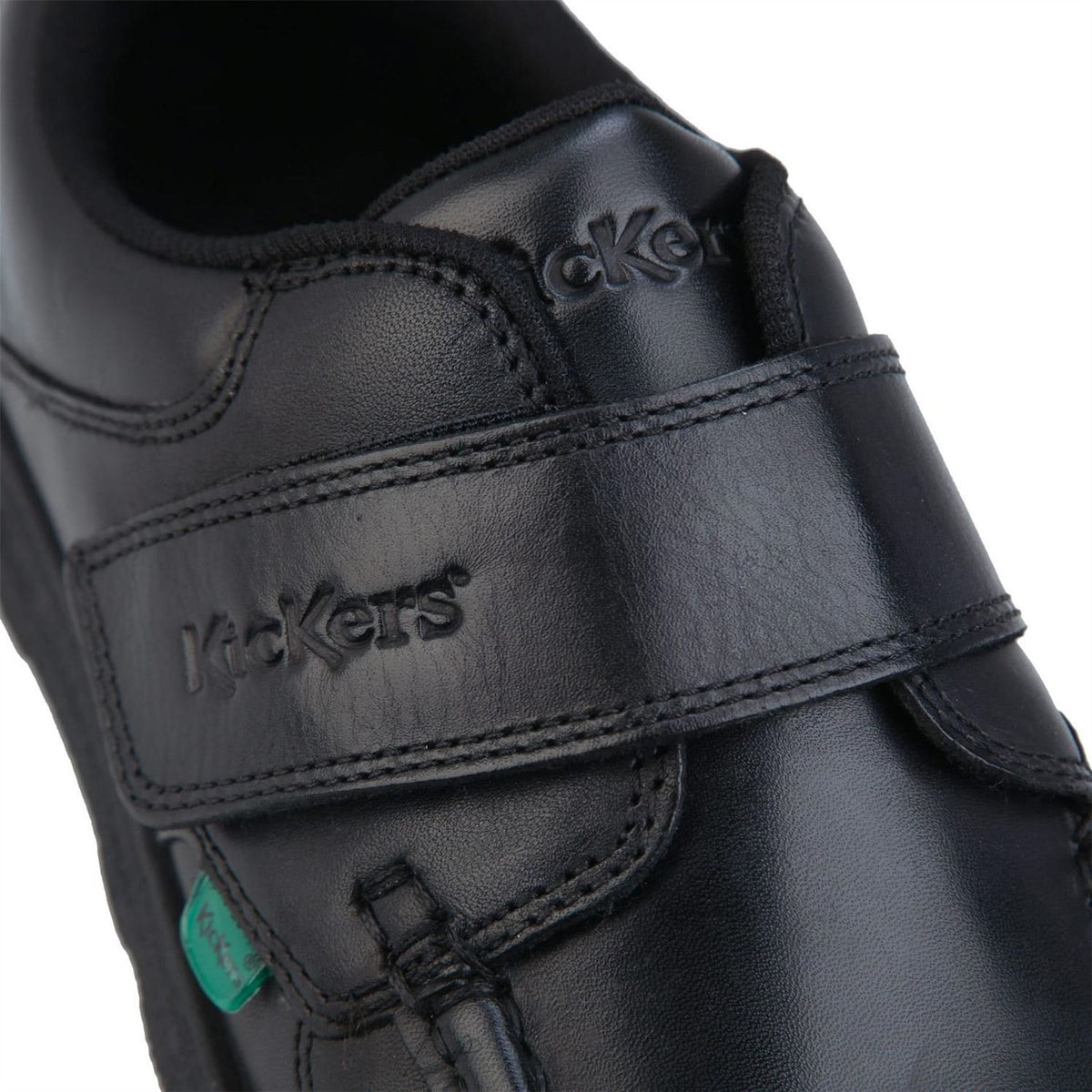 Kickers Fragma Strap Leather Low Top Trainers