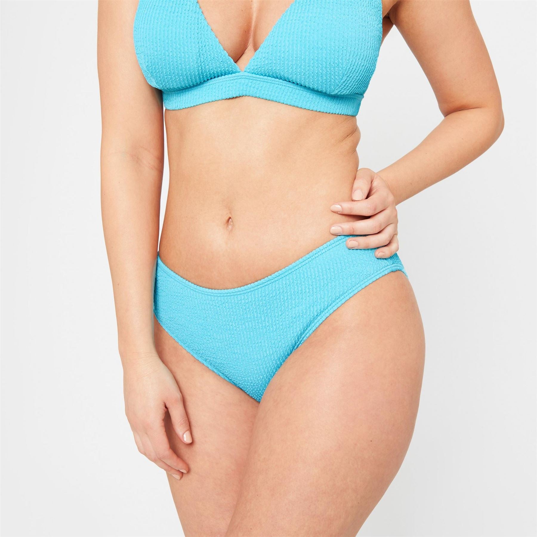 Be You Textured Bikini Bottoms