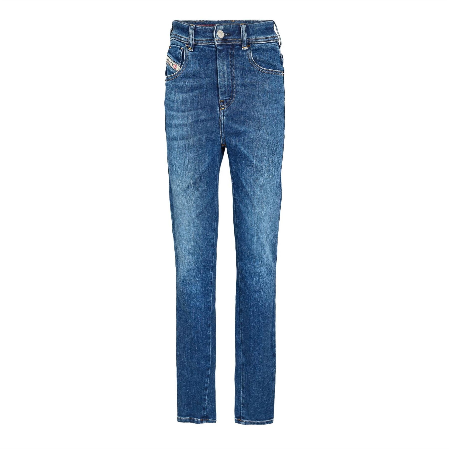 Diesel Slandy High Rise Straight Leg Jeans