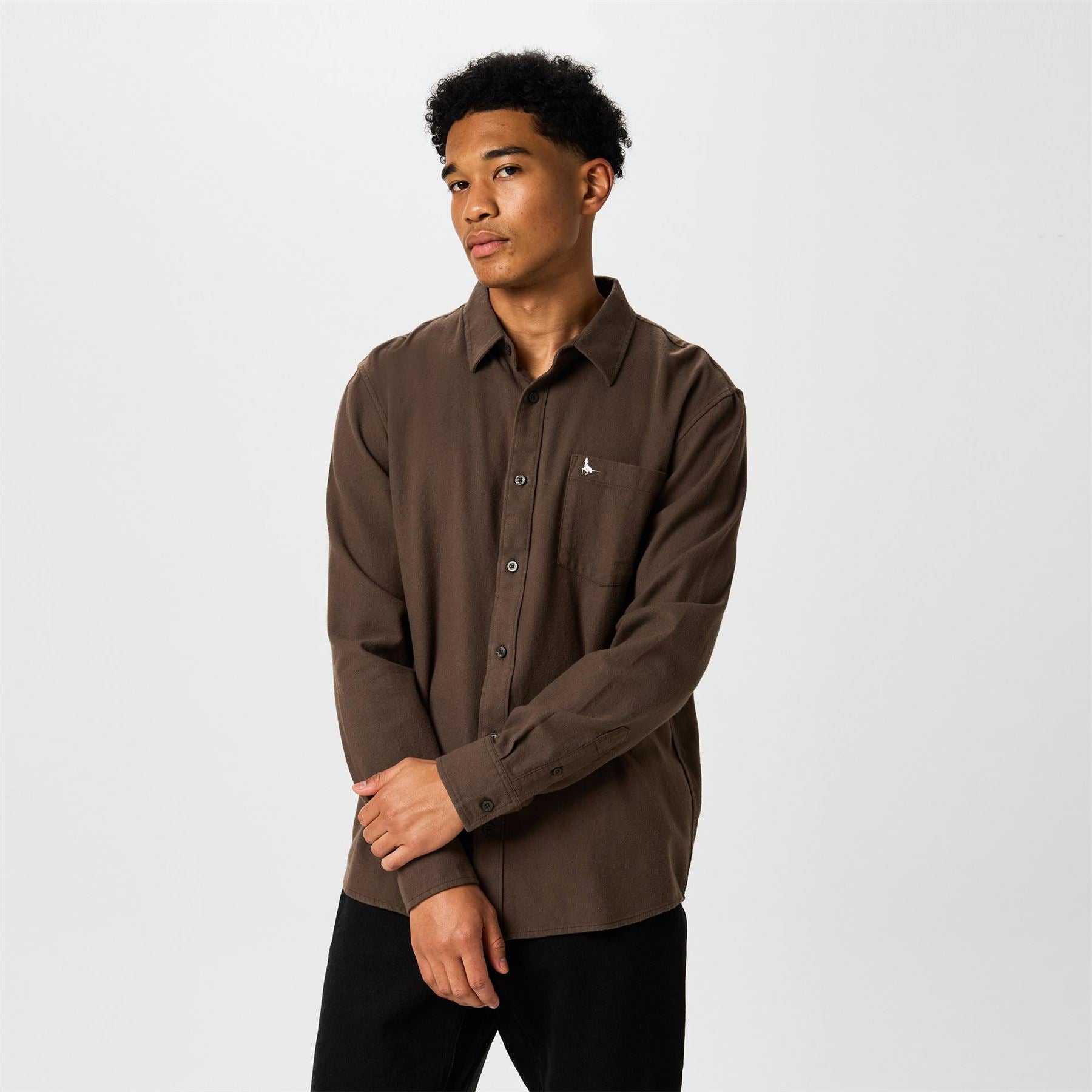 Jack Wills Mens Plain Flannel Shirt