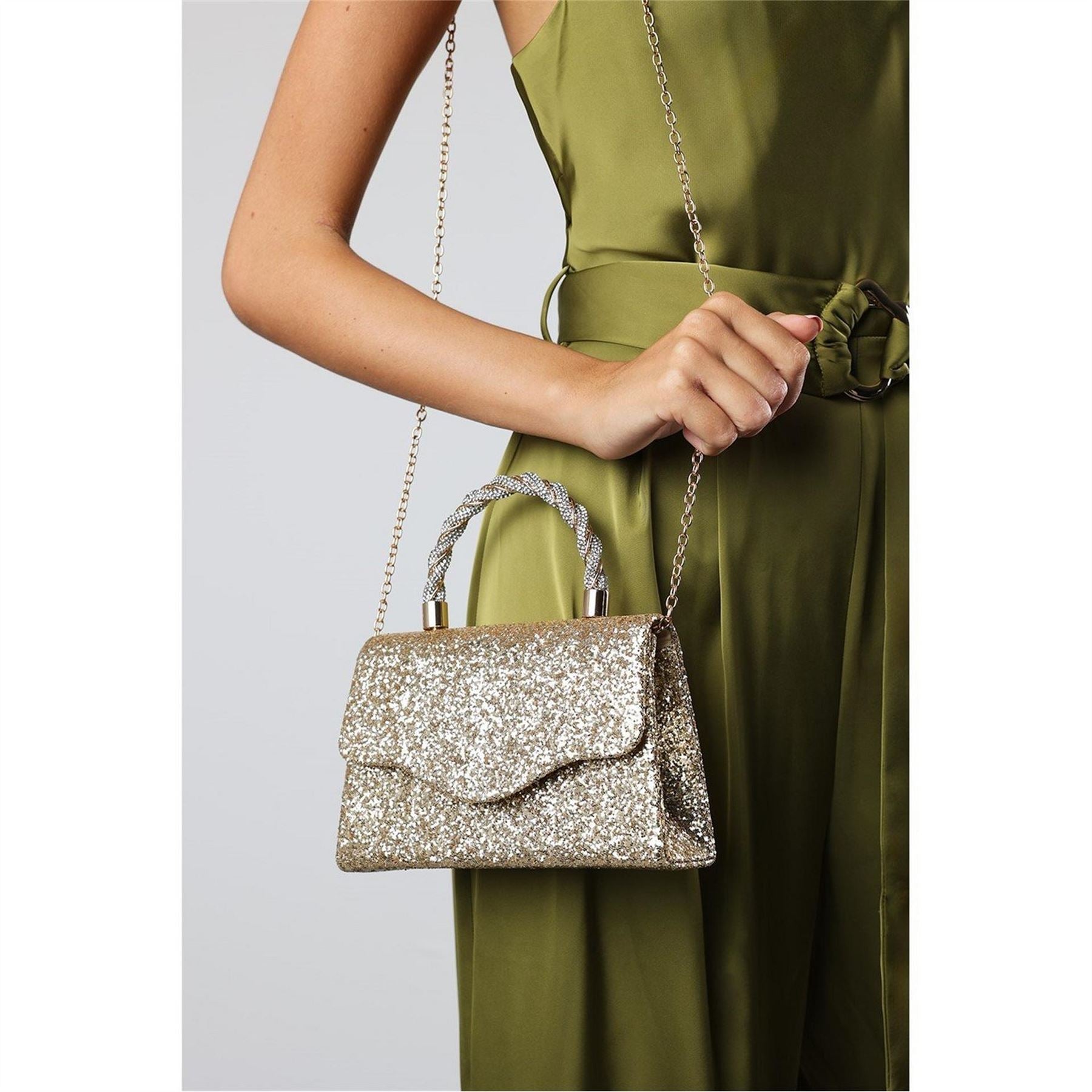 Wheres That From Evening Bag With Braided Top Handle