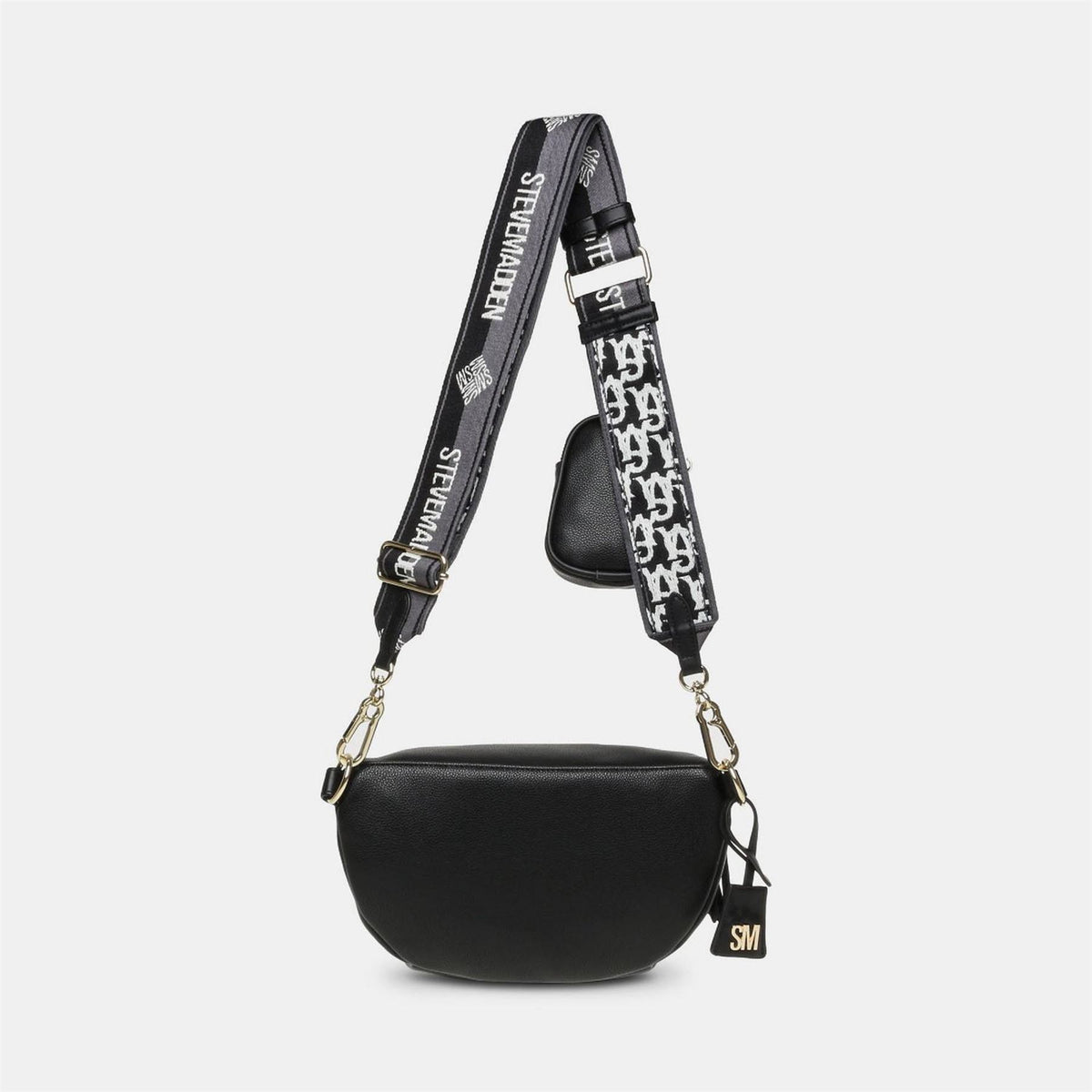 Steve Madden Crescent Shape Sling Bag with Chain Strap