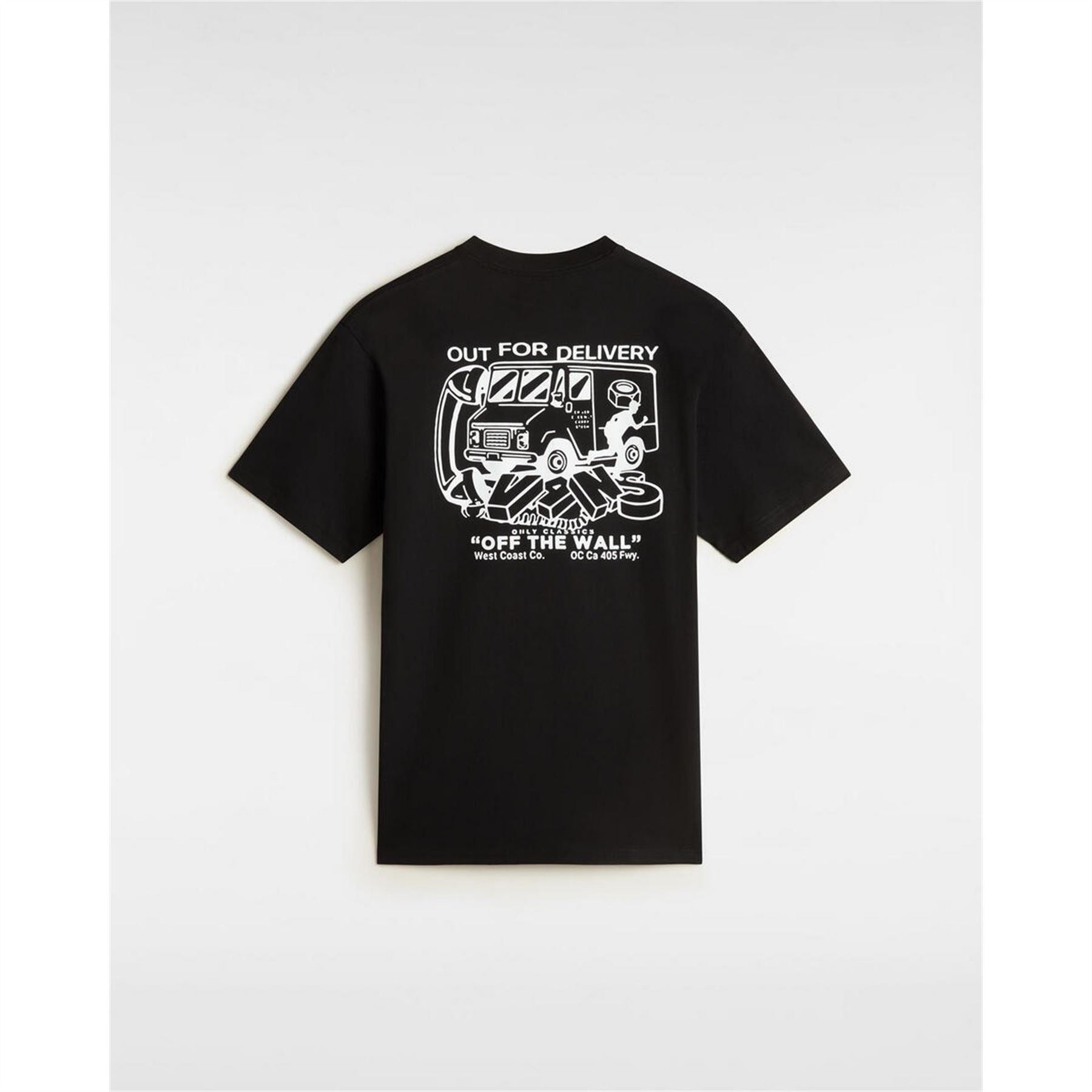 Vans Next Stop Short Sleeve Black Regular Fit T-Shirt