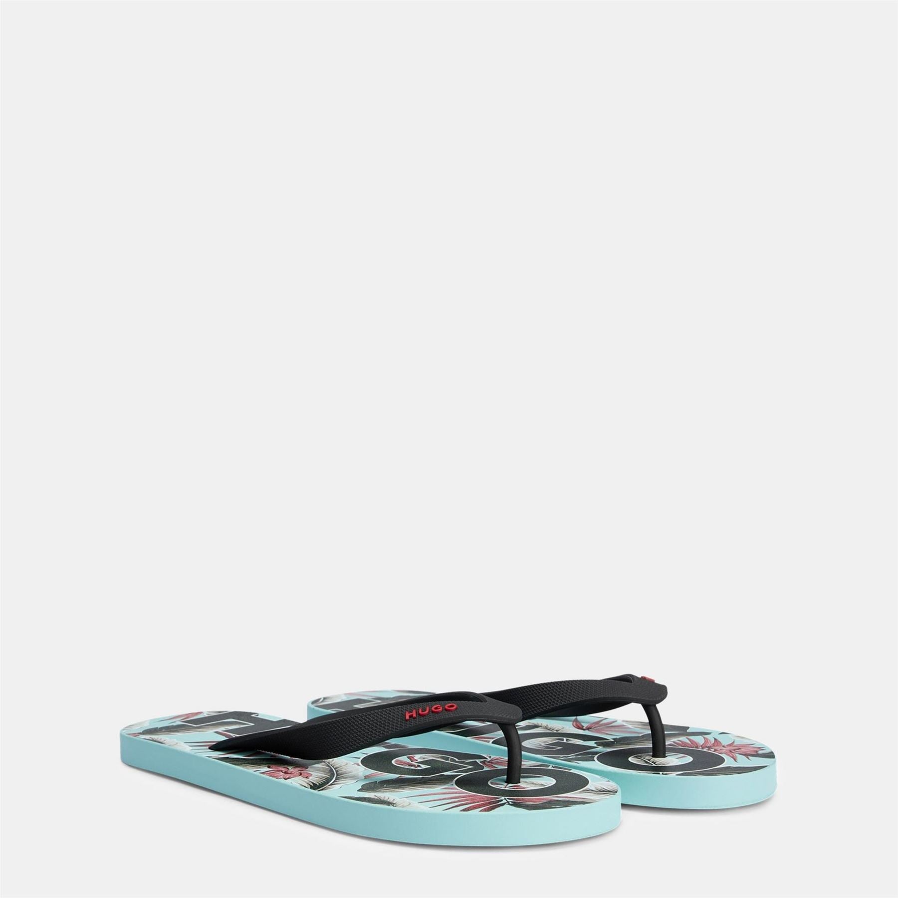 Hugo Arvel Floral Thong Toe Flip Flops