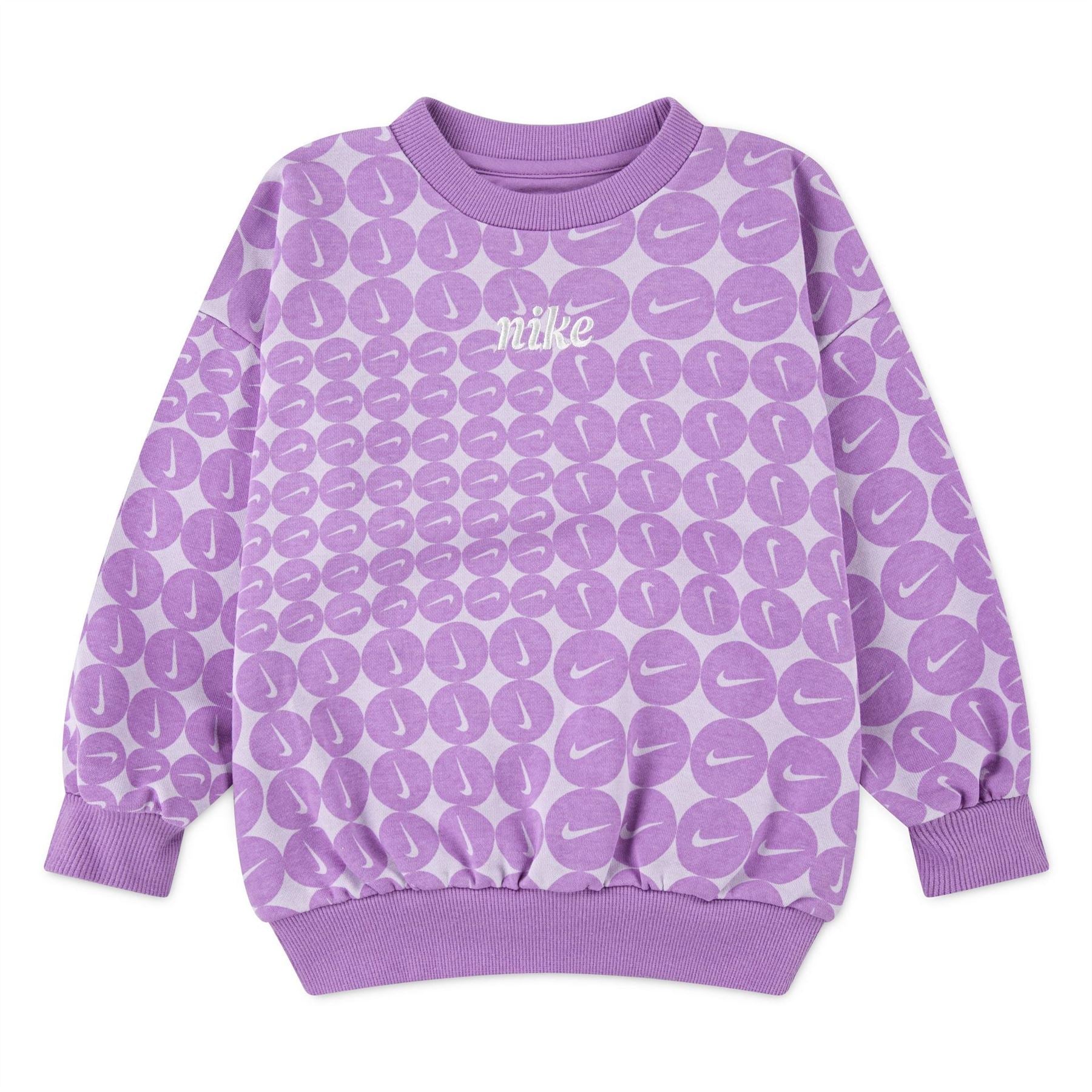 Nike All Over Print Fleece Crew Sweatshirt