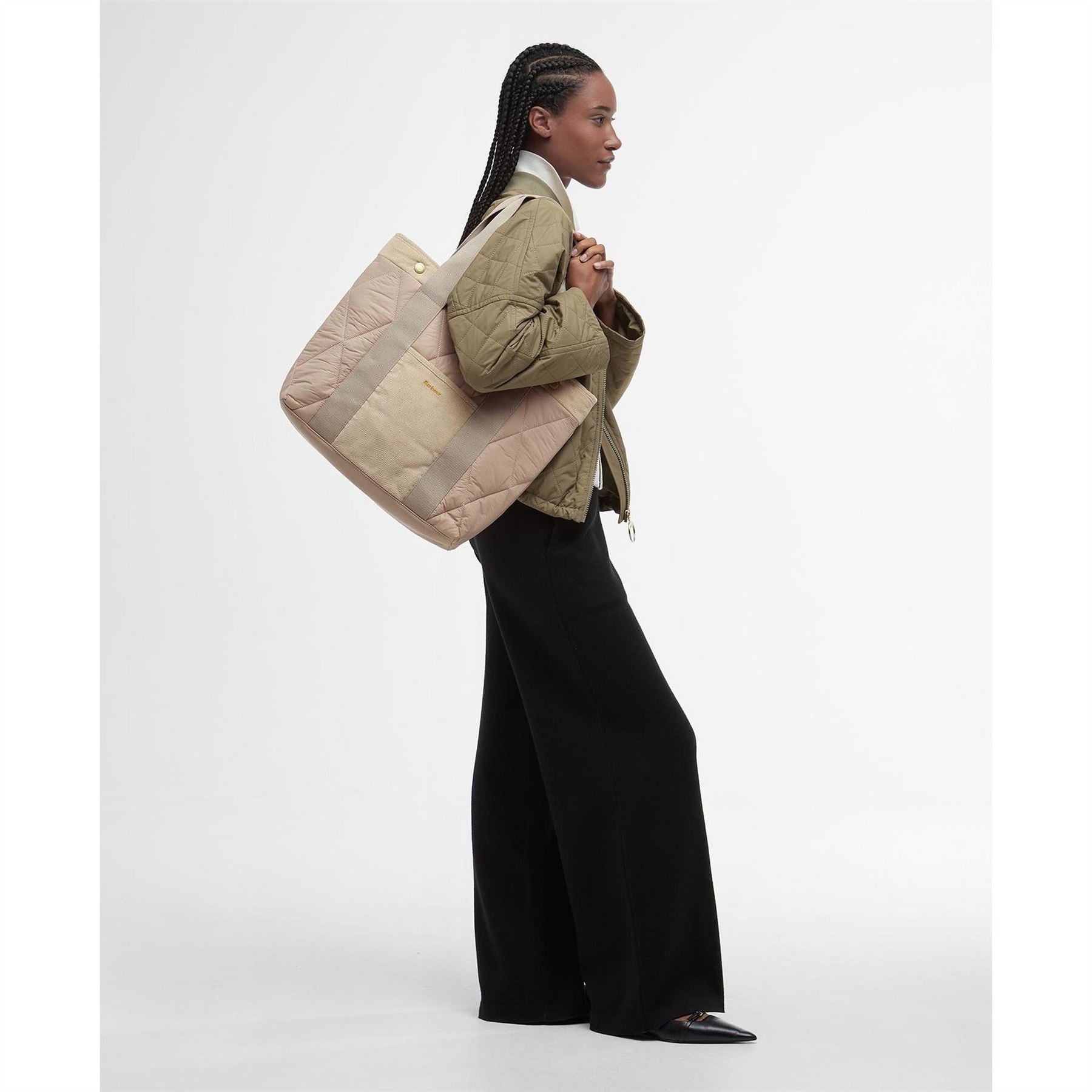 Barbour Quilted Tote Bag