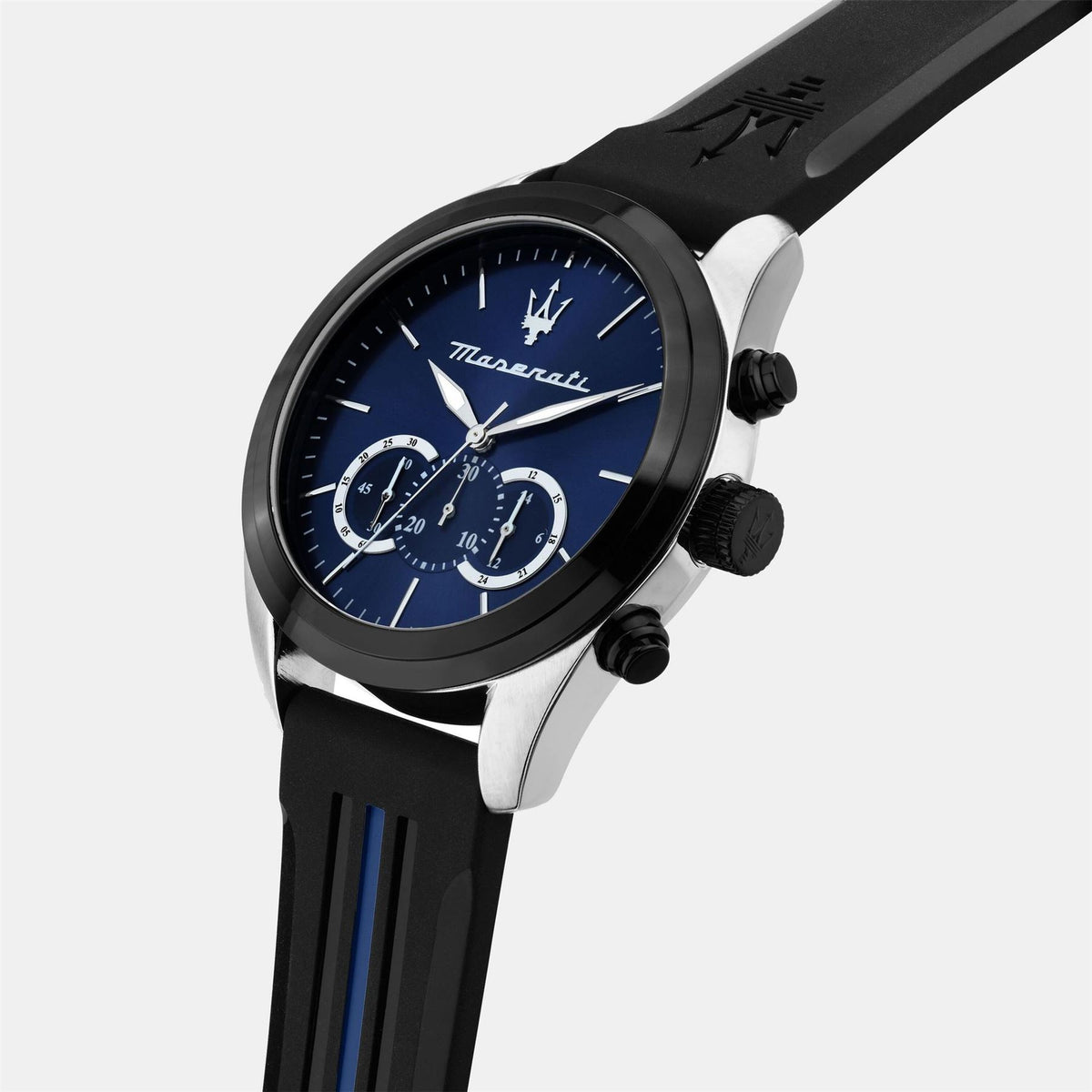 Maserati Traguardo Rubber Strap Analogue Watch