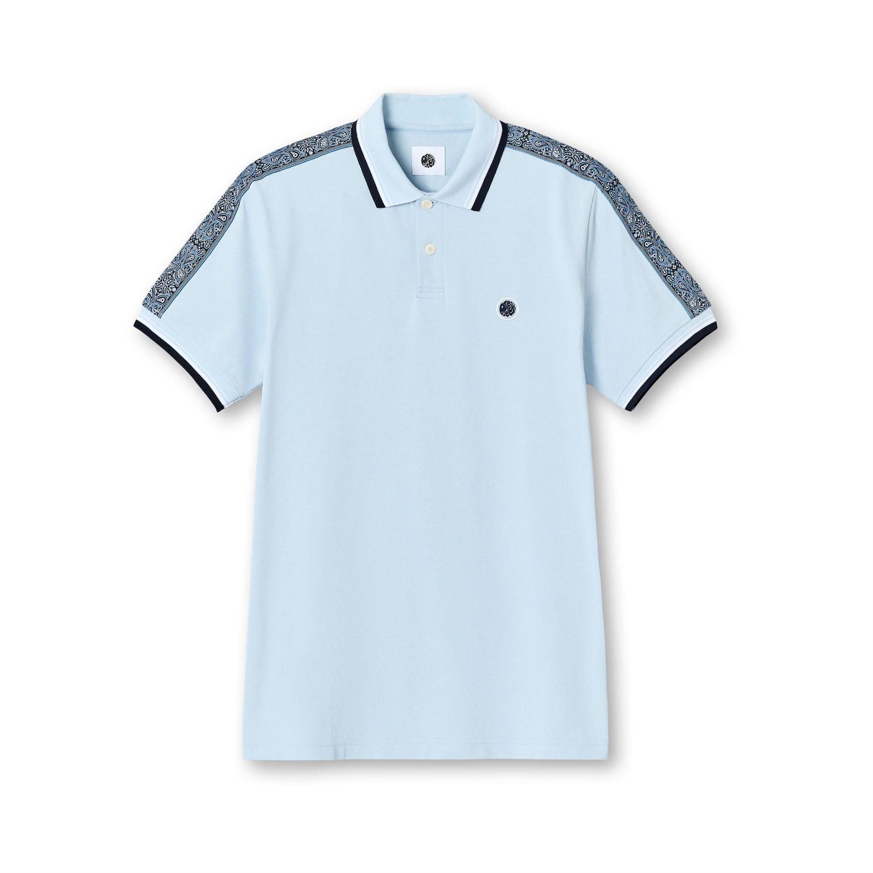 Pretty Green Eclipse Tape Short Sleeve Polo Shirt
