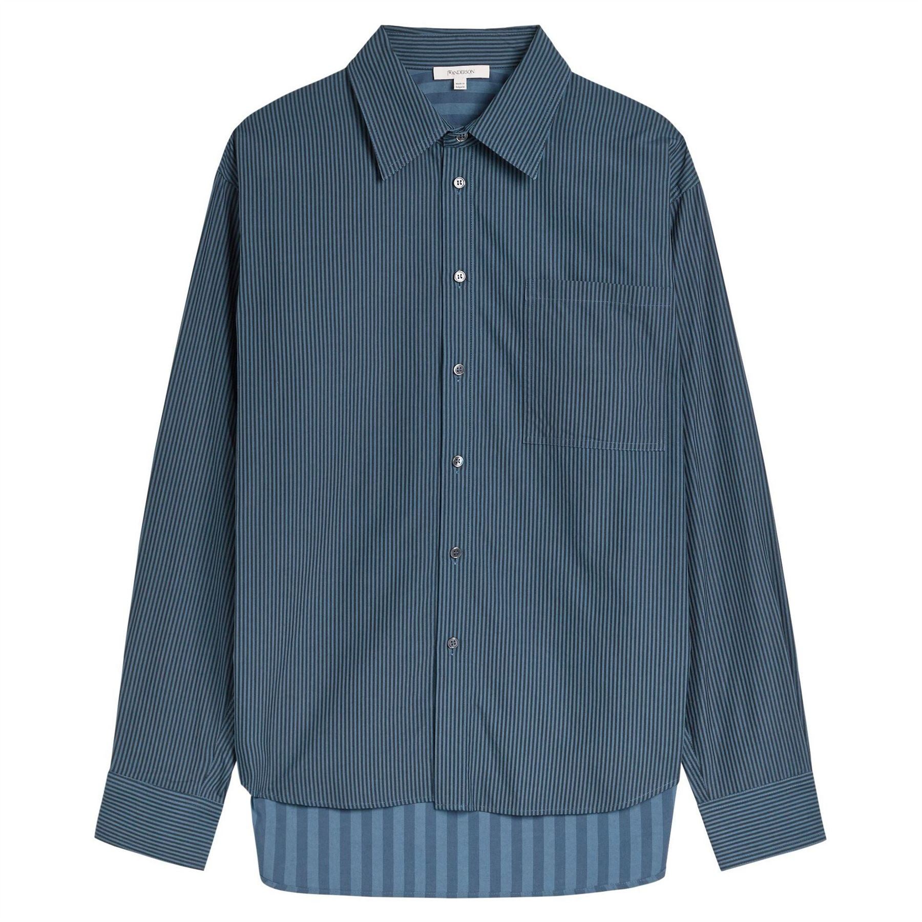 JW Anderson  Patchwork Striped Shirt