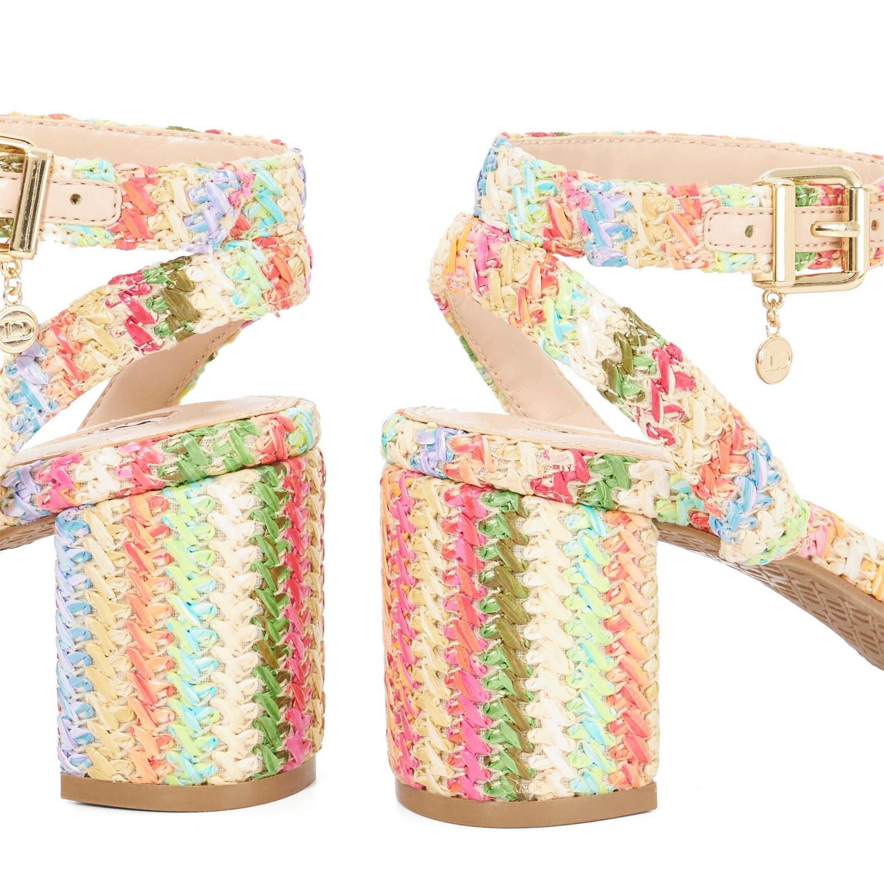 Dune London Lo Memee High Heel Block Sandals