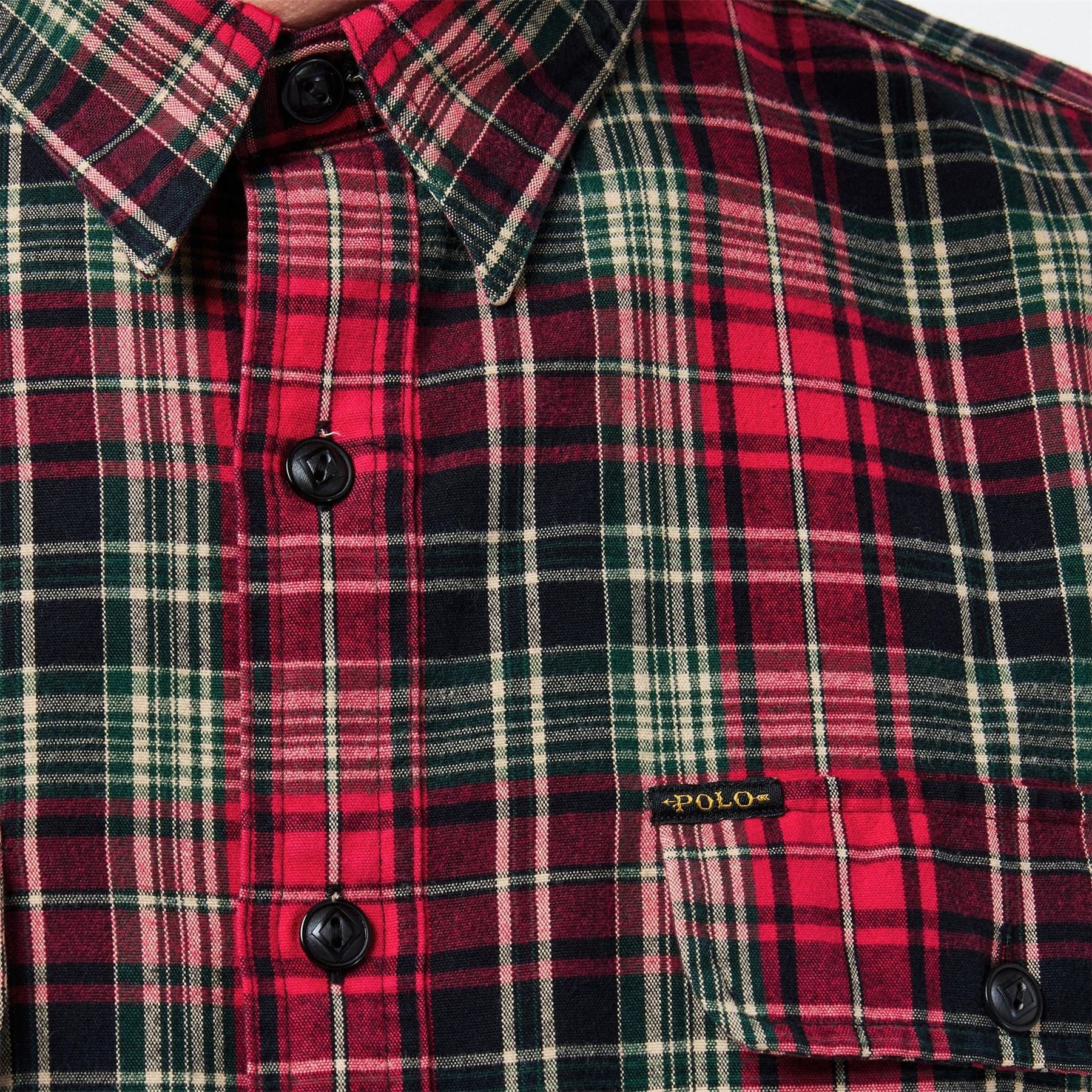 Polo Ralph Lauren Brushed Flannel Long Sleeve Button Down Shirt