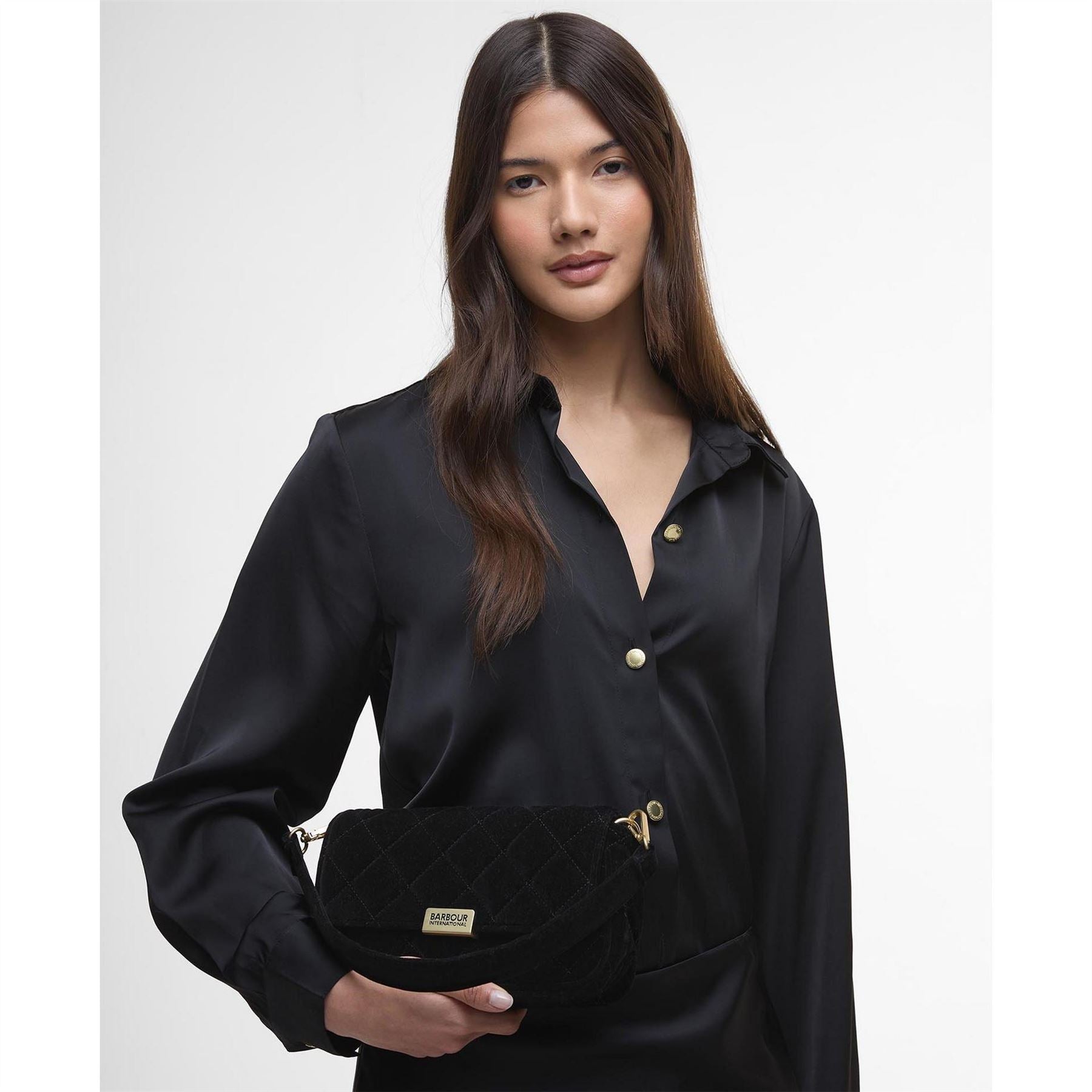 Barbour International Soho Mini Quilted Crossbodyody Bag