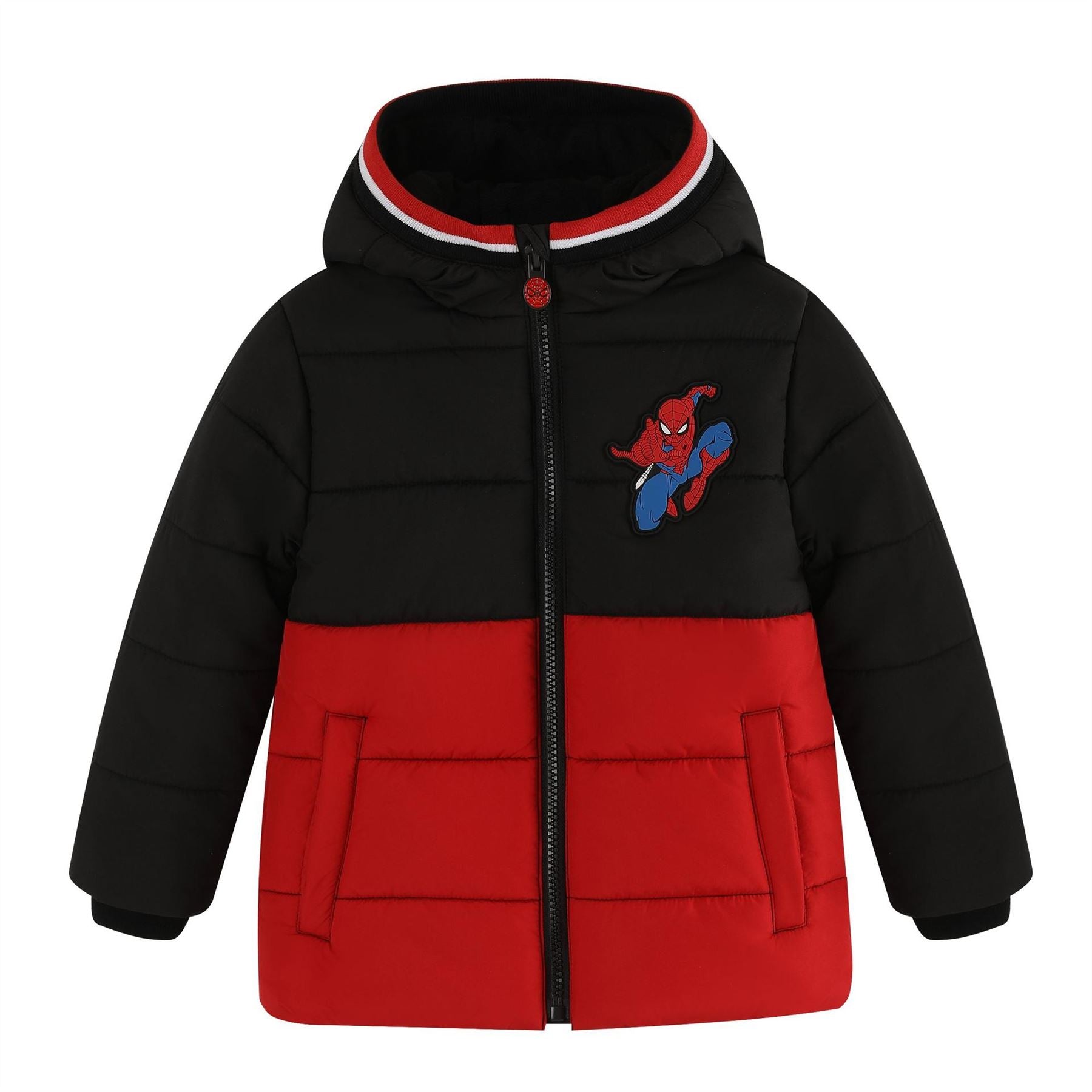 Character Disney Hooded Long Sleeve Short Puffer Jacket