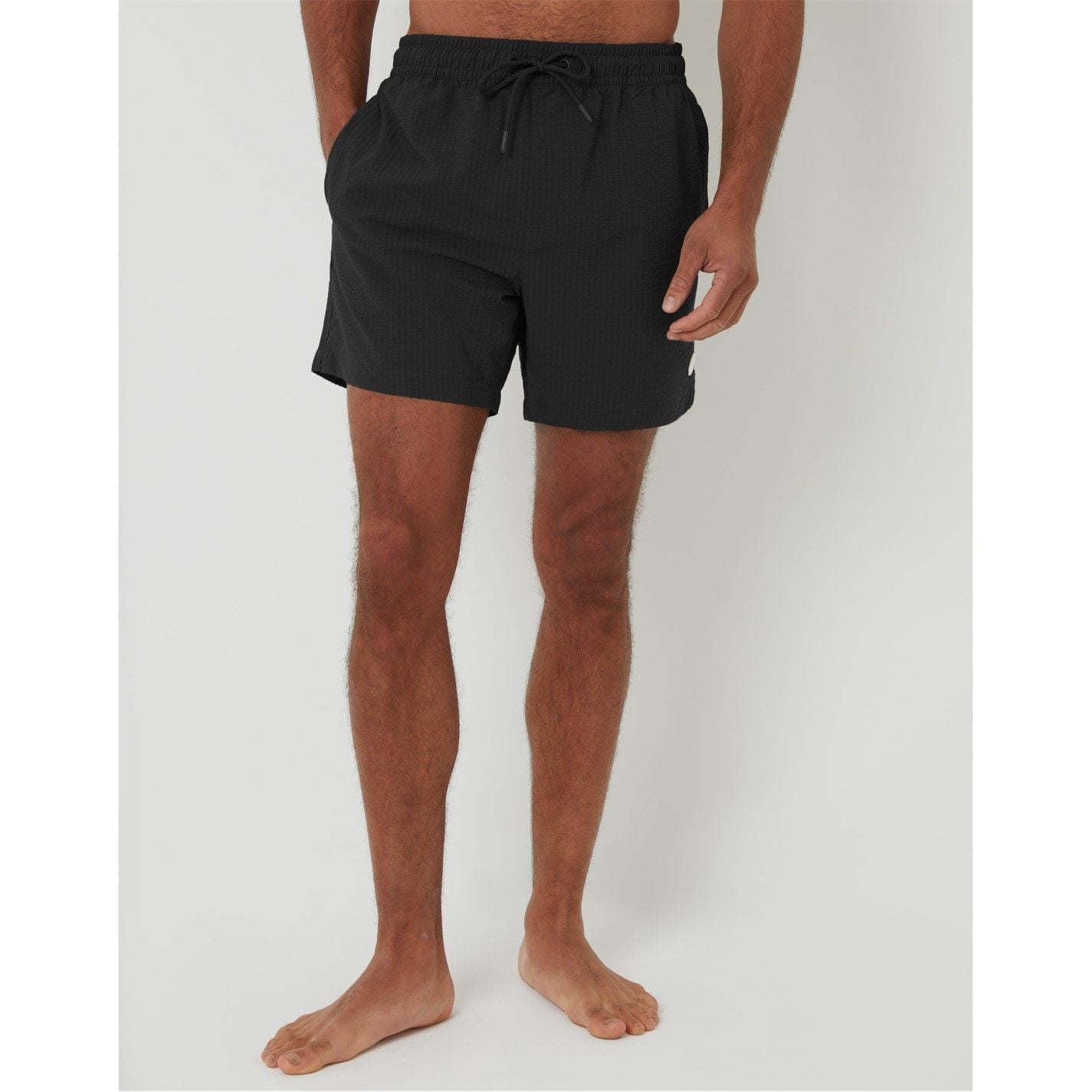 Threadbare Rola Relaxed Fit Textured Swim Shorts