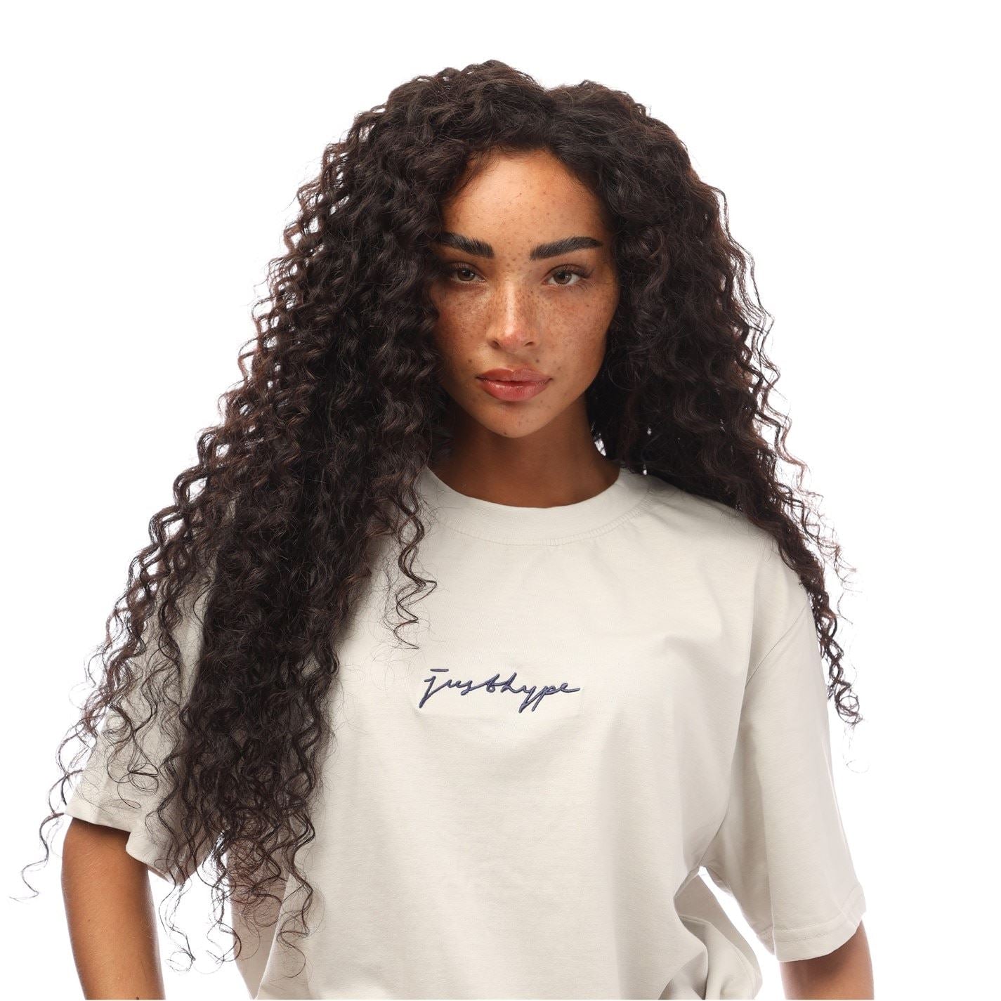 Hype Regular Fit Crew Neck Signature Print T-Shirt