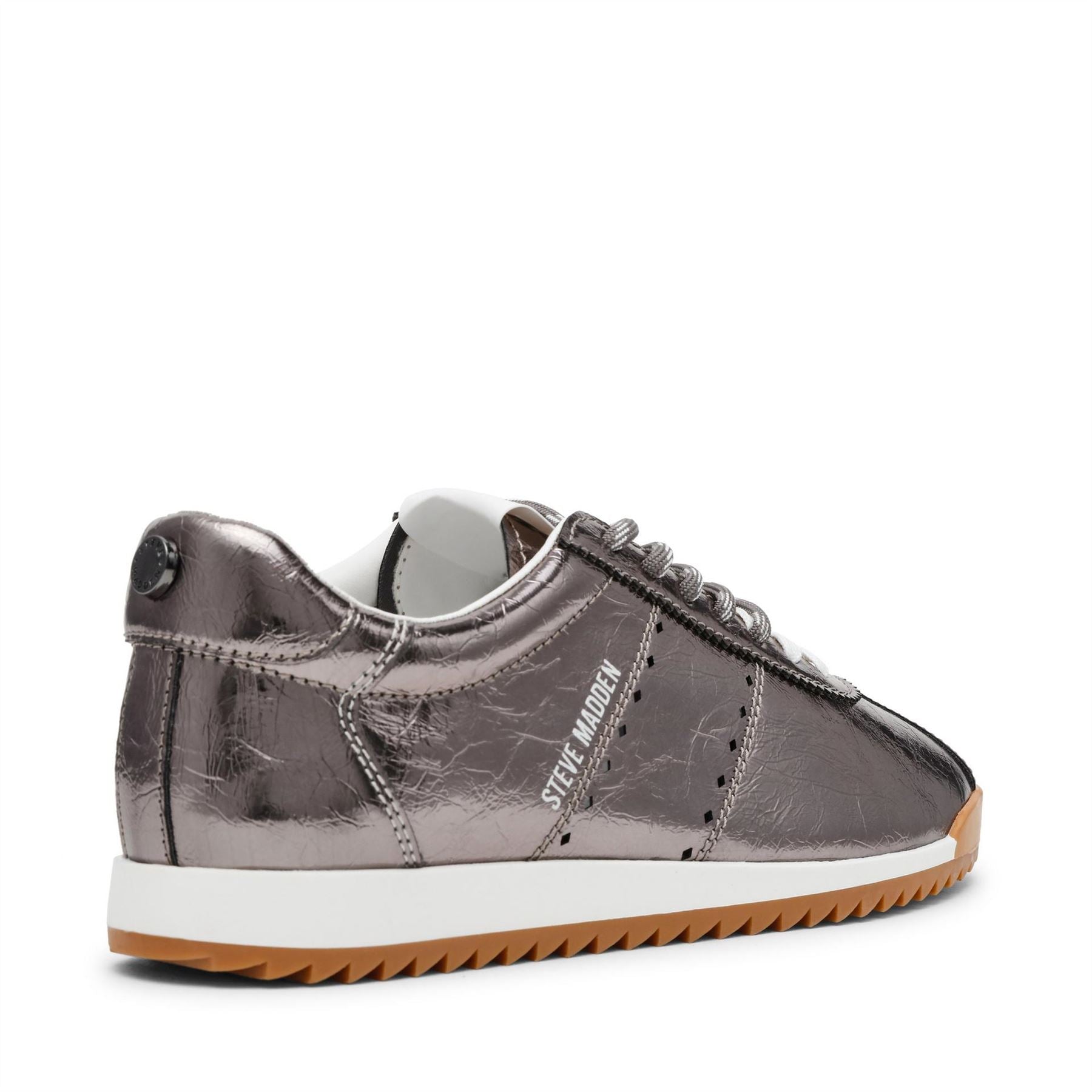 Steve Madden Mirage Low Top Metallic Lace-Up Sneakers