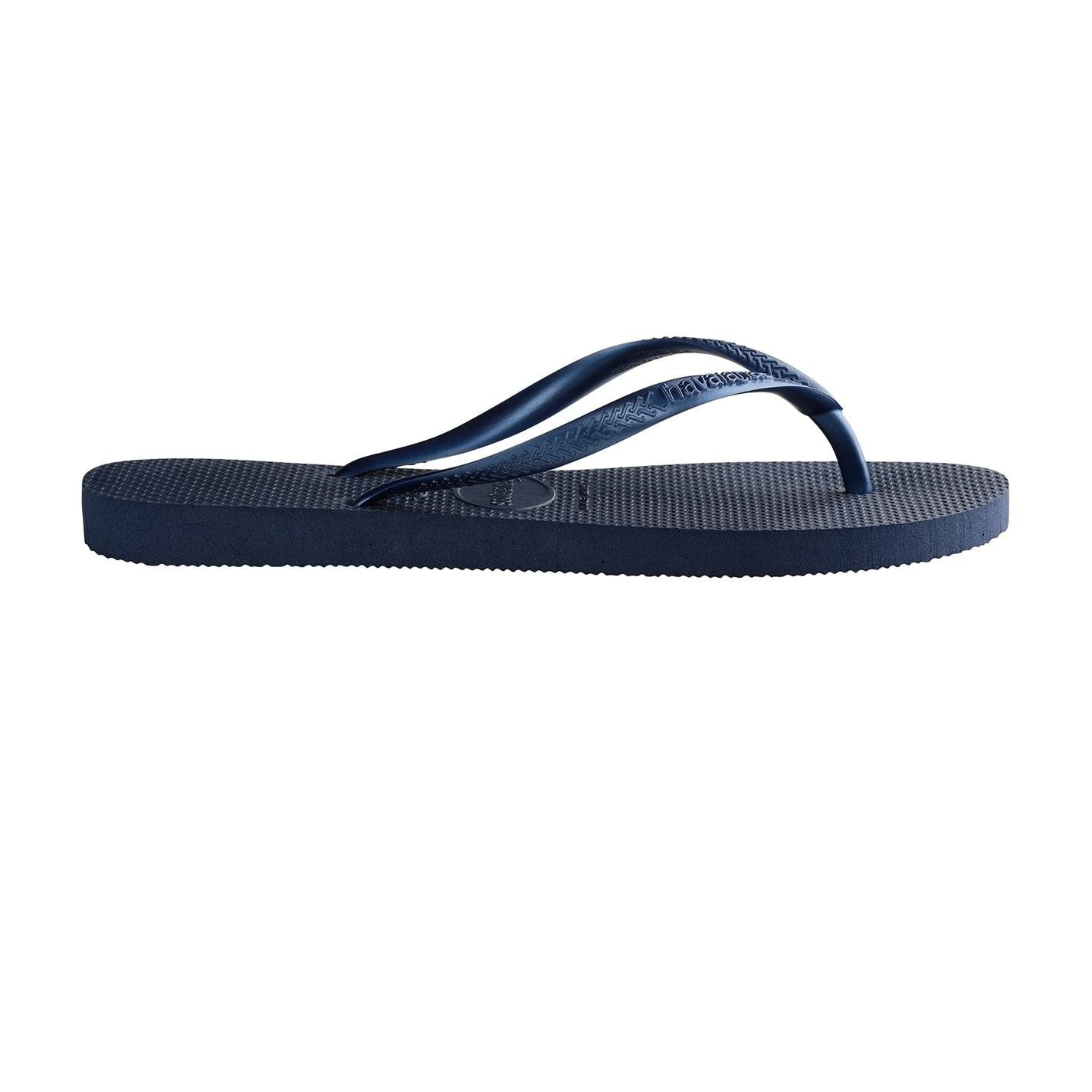 Havaianas Slim Textured Flat Heel Flip Flops