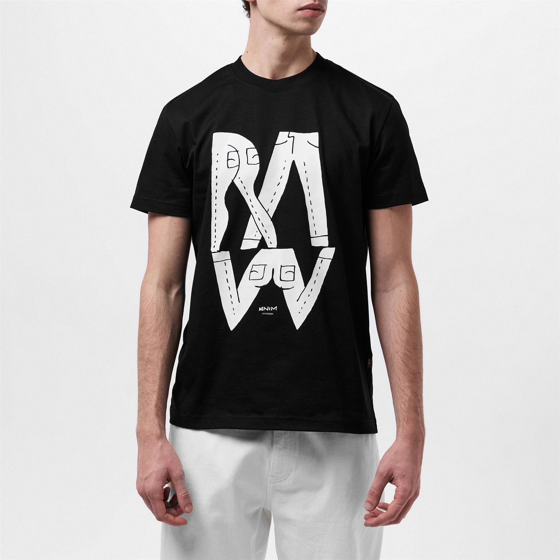 G Star Denim Illustration T-Shirt