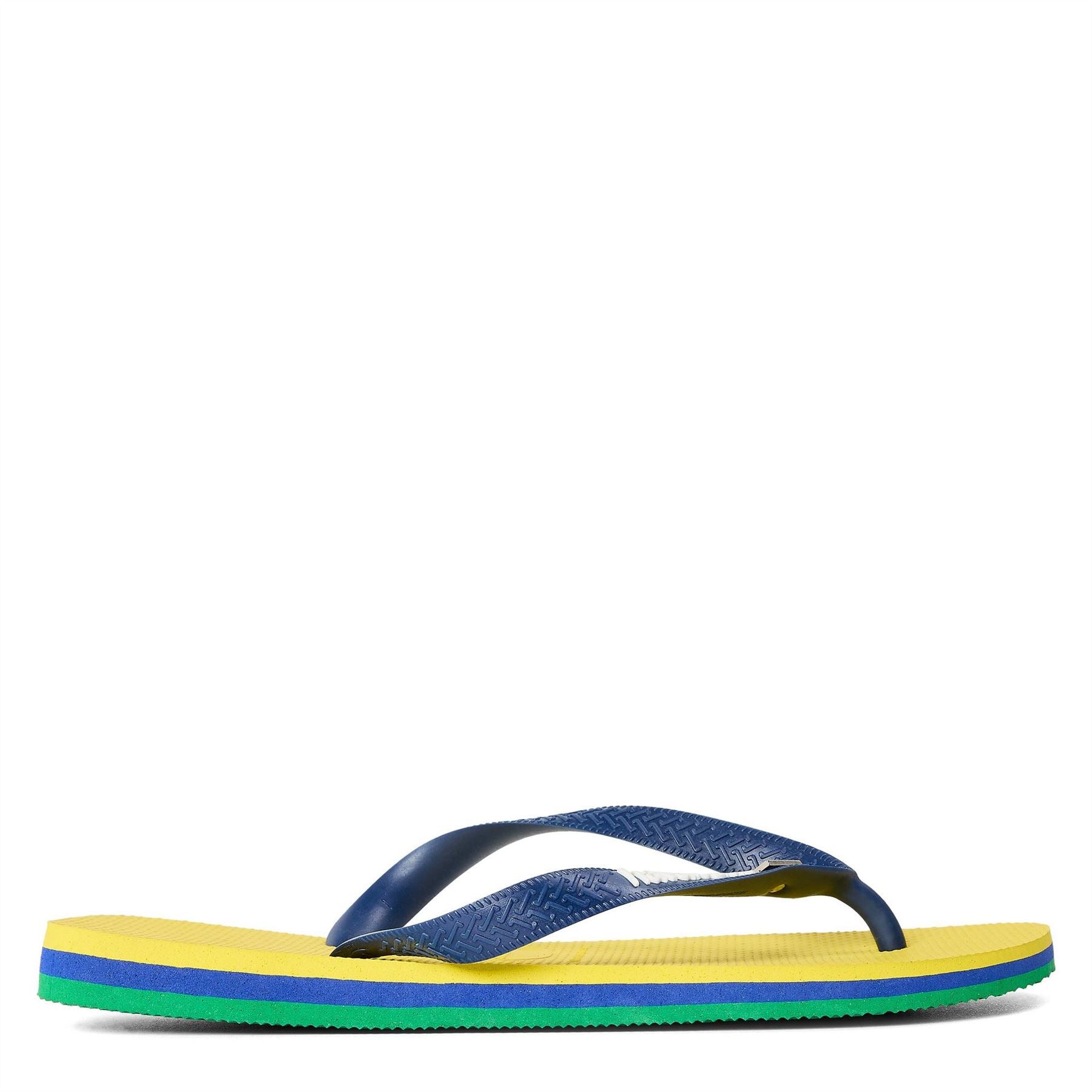 Havaianas Brasil Solid Patterned Thong Toe Sandals